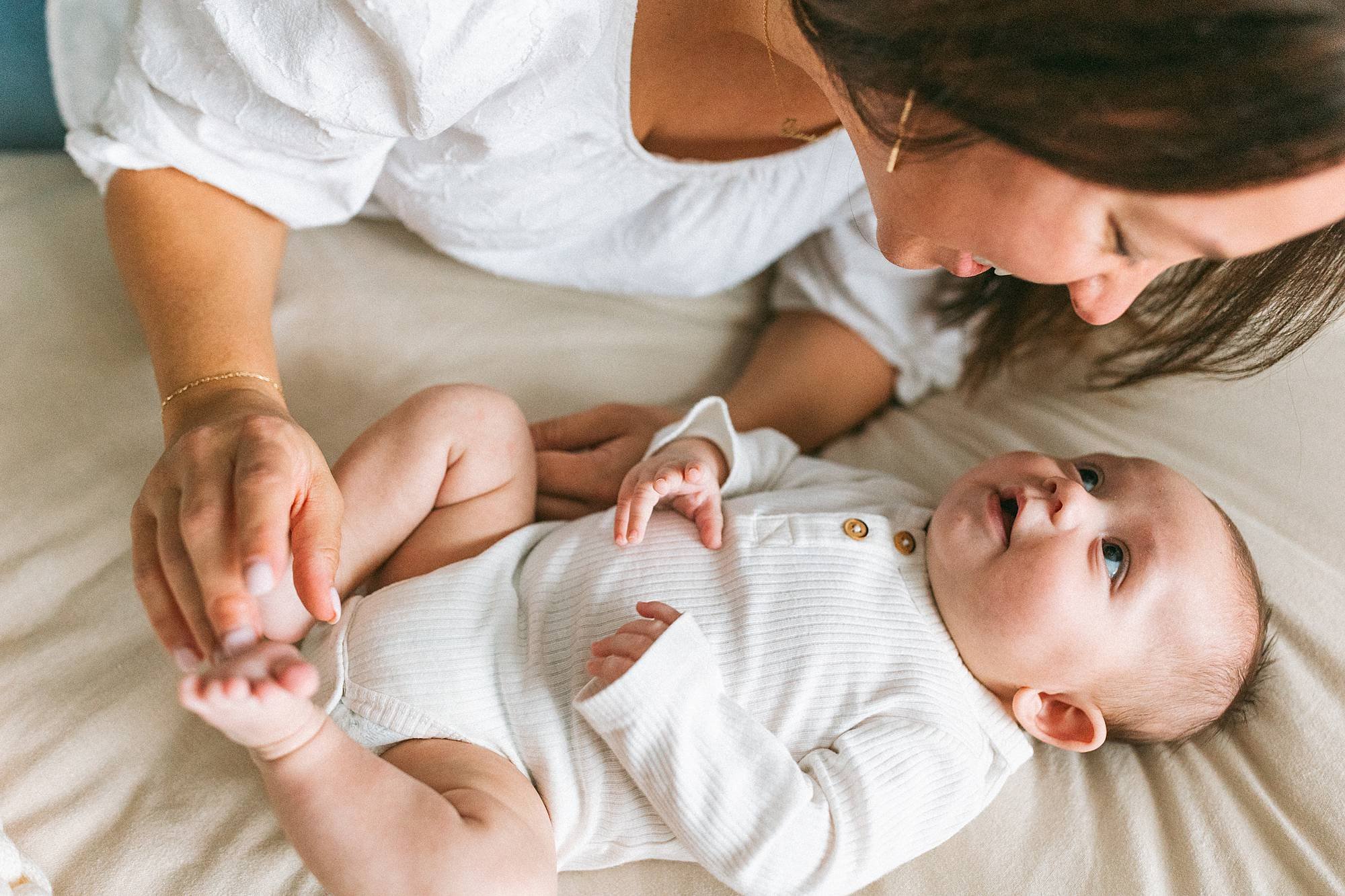 baby and mommy photo session