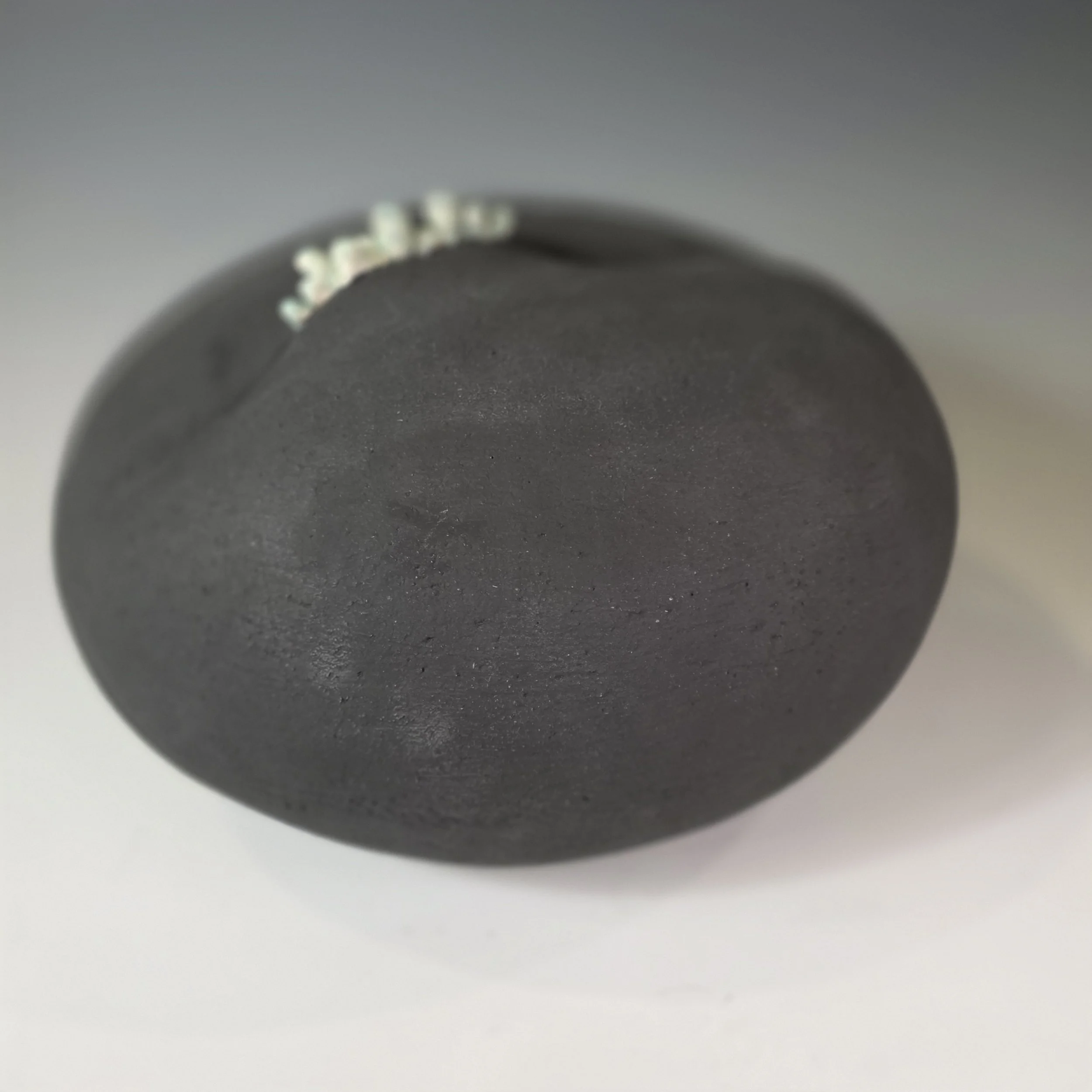 Black Ceramic Seed Pod