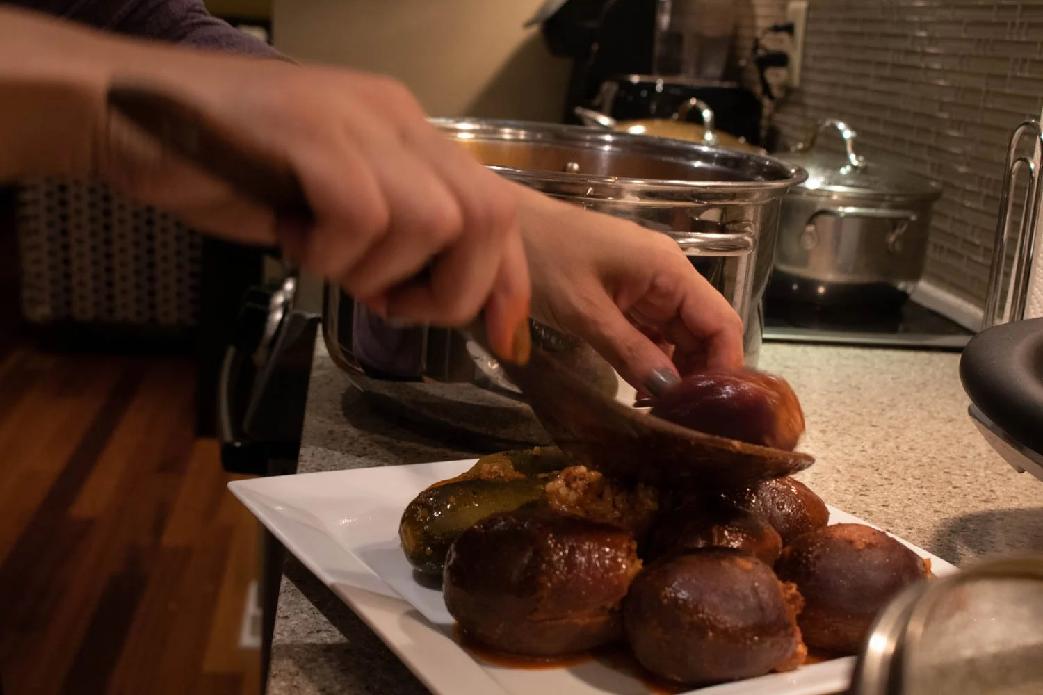  This dish is best prepared at the beginning of the winter season with the season of the eggplants. 