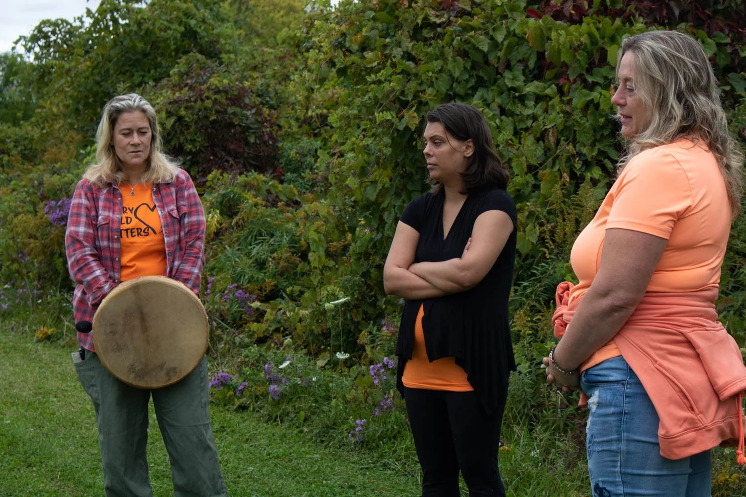  Pearl Robinson, reflected on the reality of Truth and Reconciliation during an intimate event hosted by Dawn Lawson-Gula, Horse Wisdom practitioner, Robinson said “It's just mind boggling to me because that is not the faith that I know, at any turn 