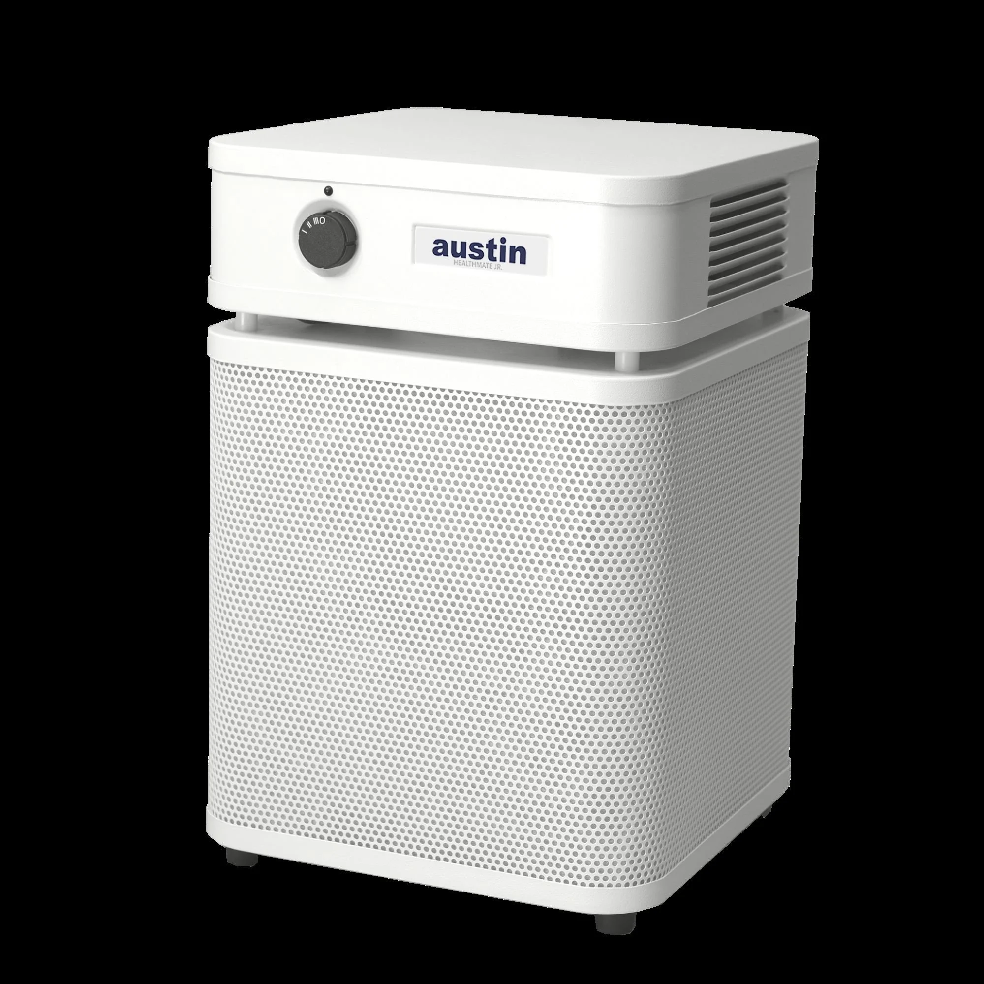 Austin Air HealthMate Plus Junior medical grade air purifier designed to reduce mold fragments and carcinogenic VOCs