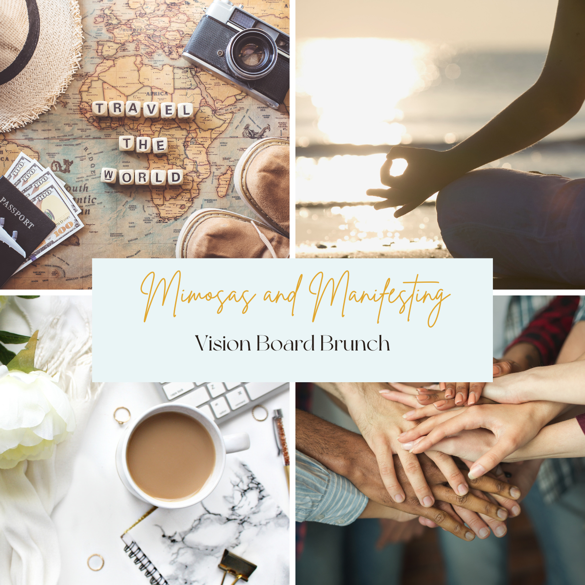 Mimosas and Manifesting: A Vision Board Brunch