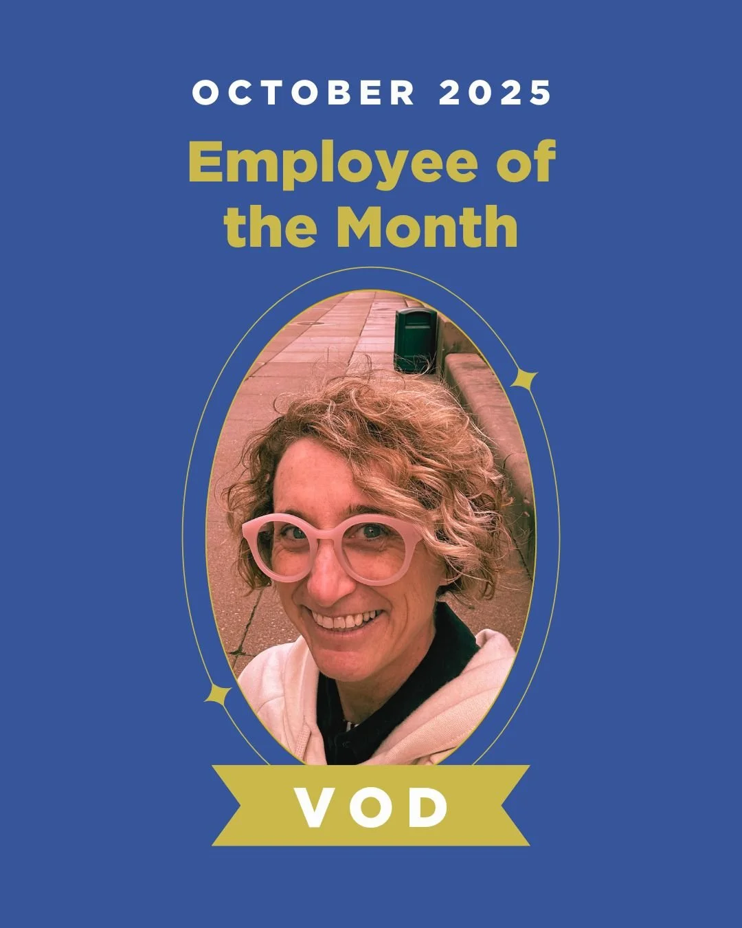 The EOTM is slipping. She almost forgot to post the EOTM.