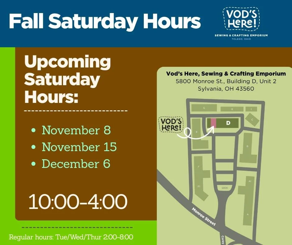 Open this Saturday! 10:00-4:00!