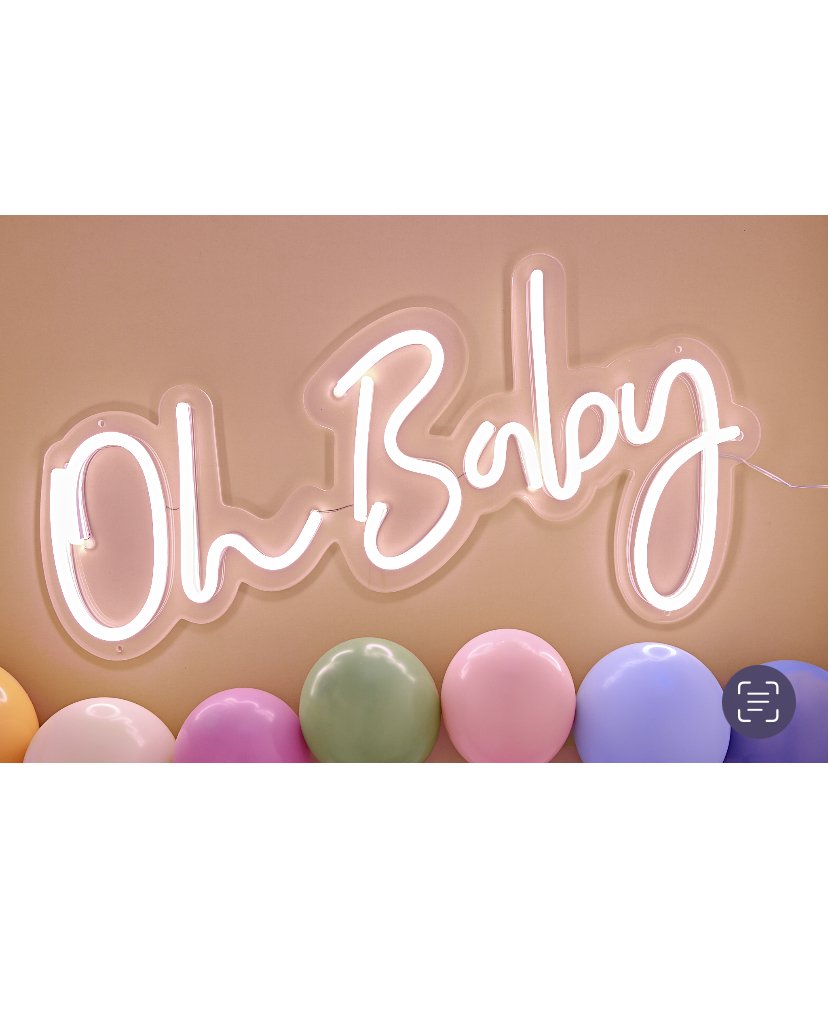 Oh Baby Neon Sign