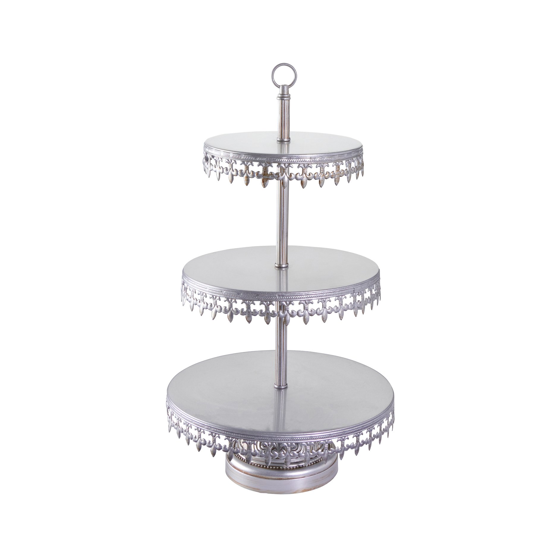 Silver 3 Tier Dessert Display