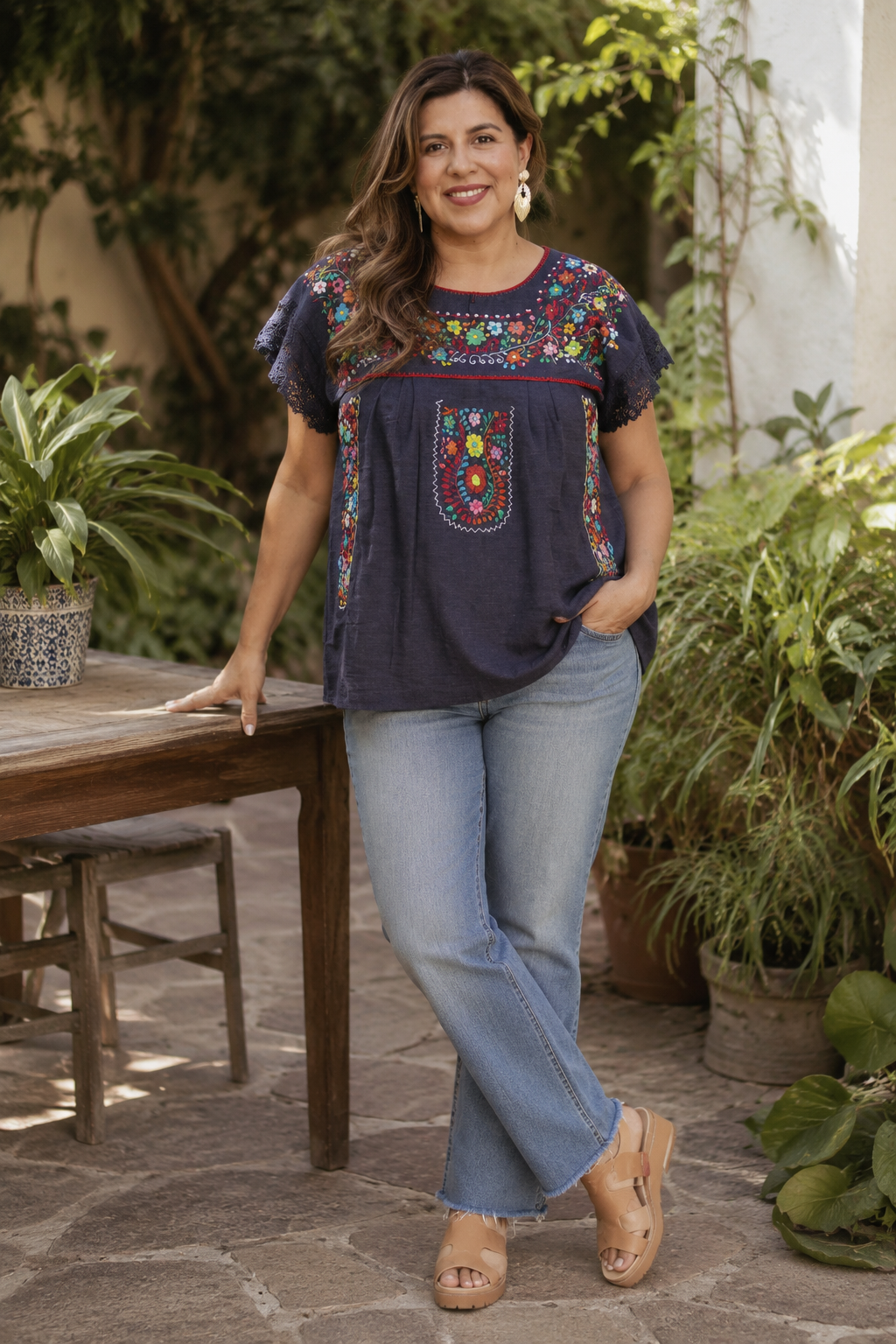 Multicolor Floral blouse