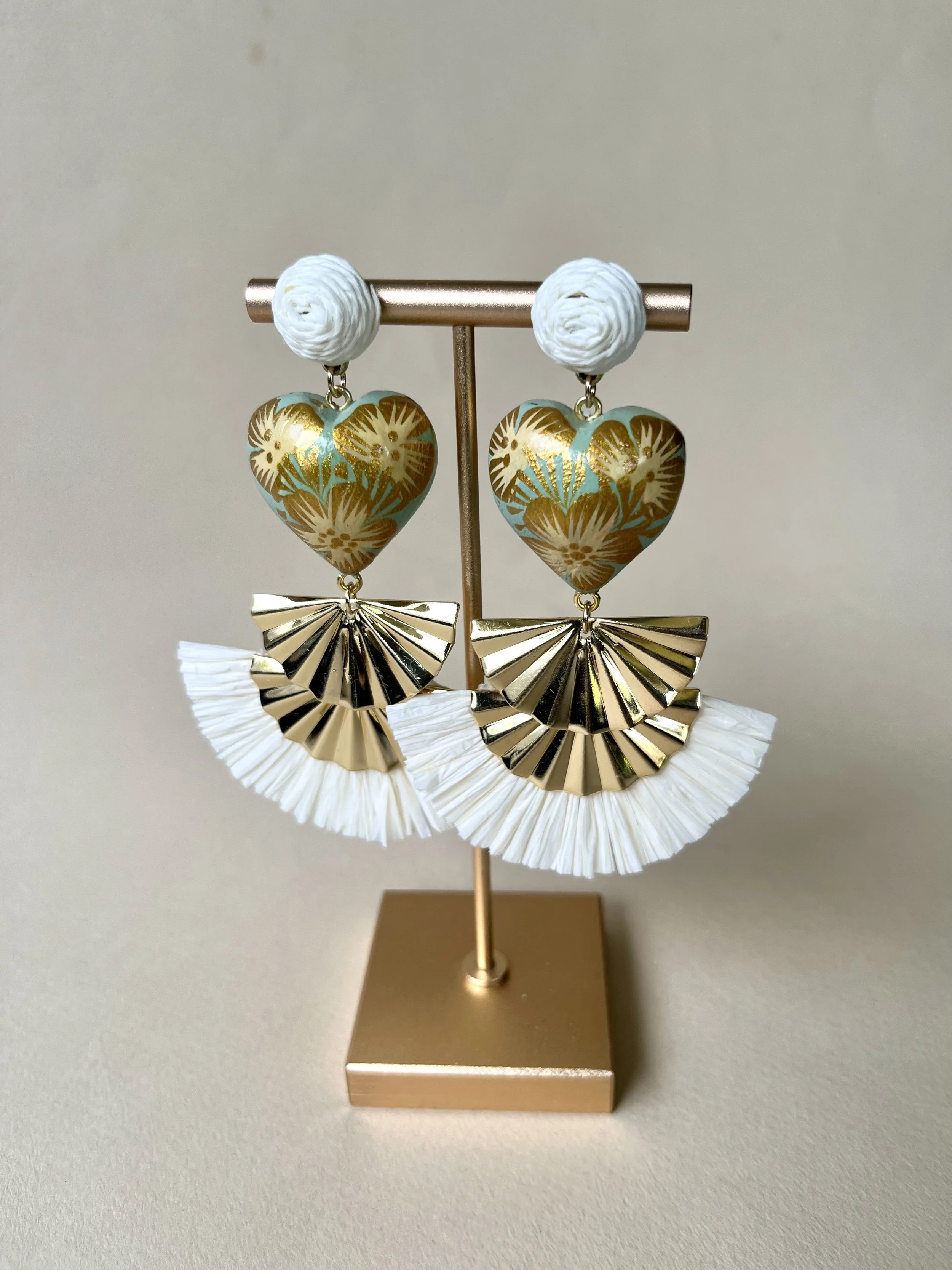 hand painted earrings