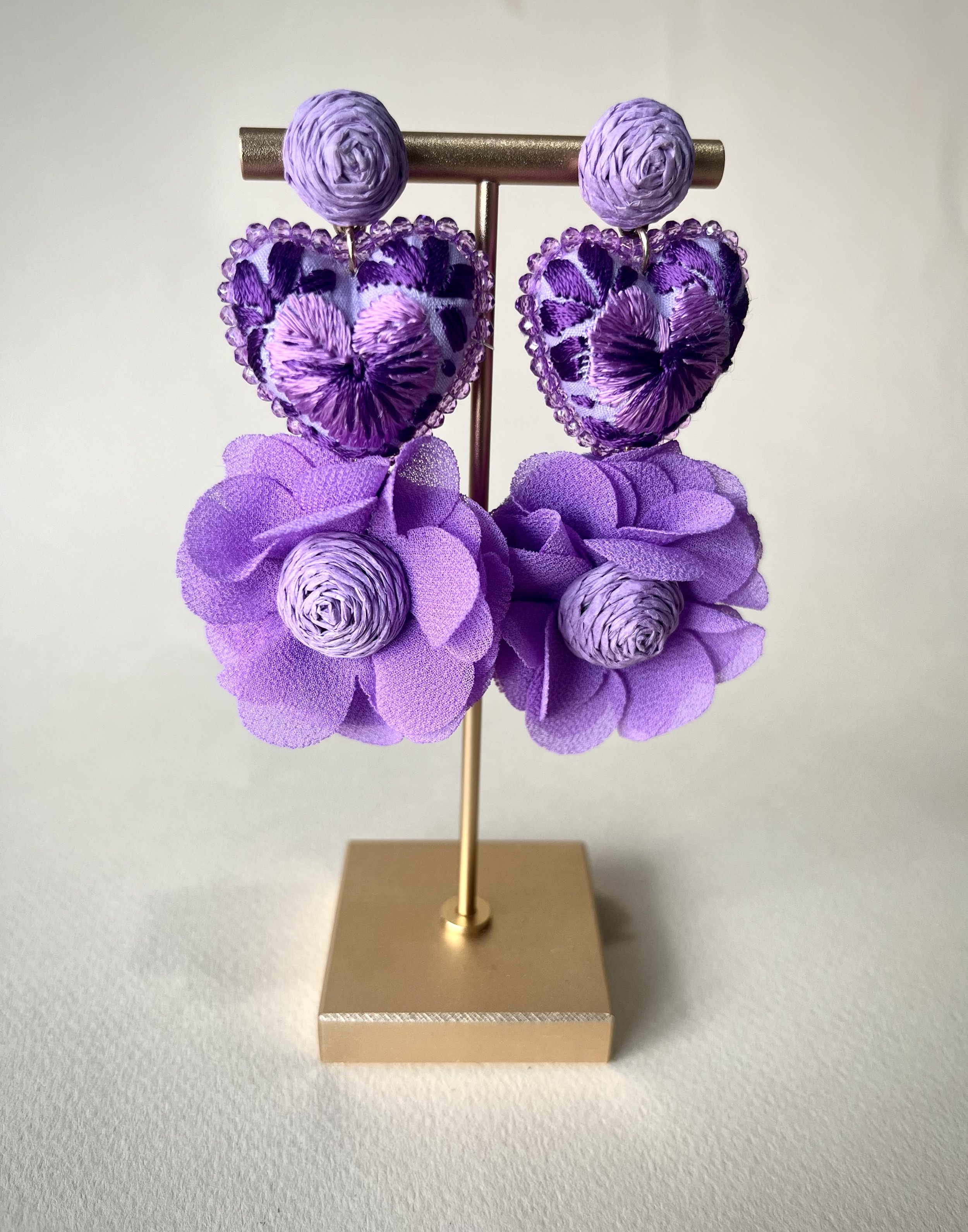 LAVENDER BLOOM EARRINGS