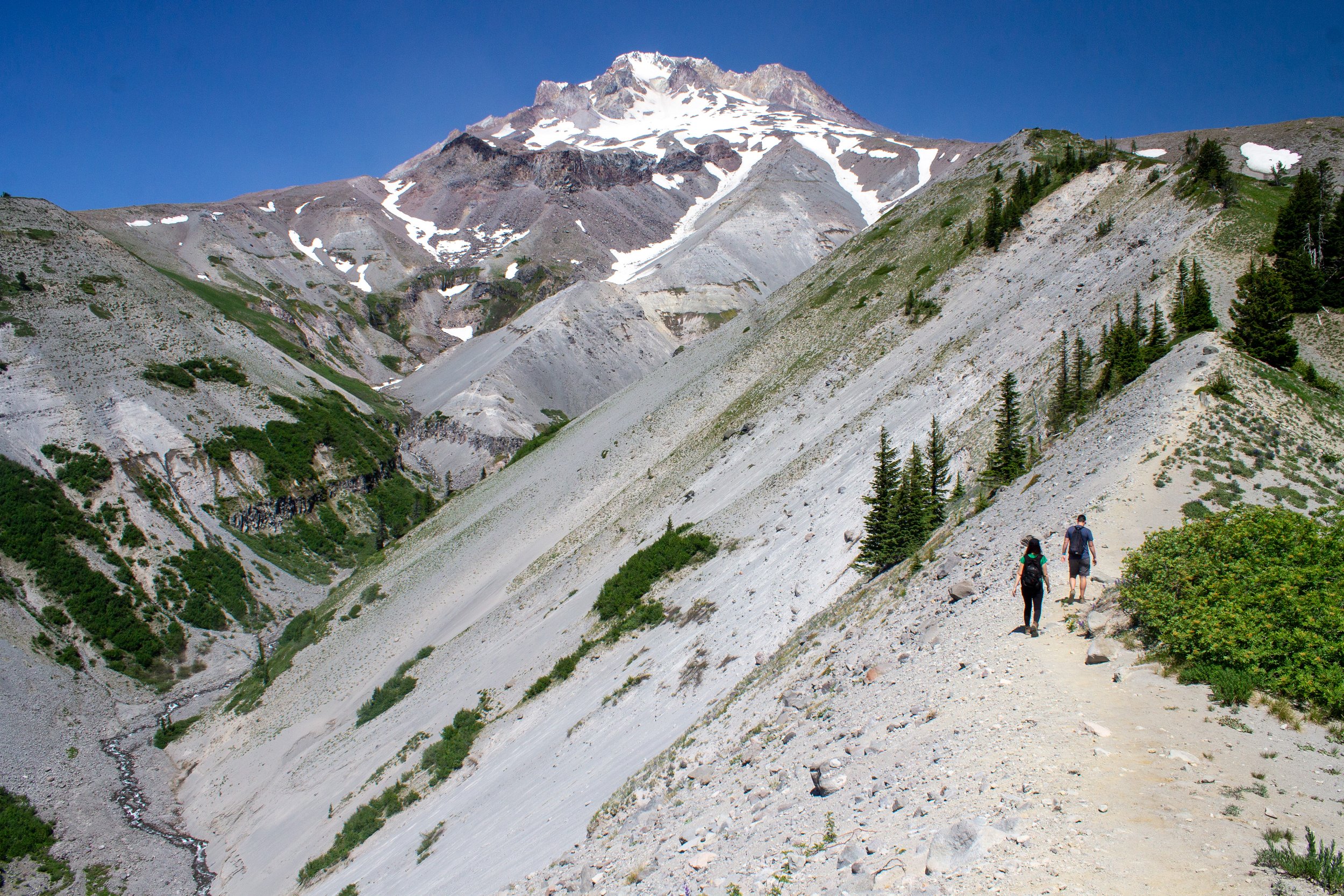 Hikers at the Zigzag Canyon Overlook