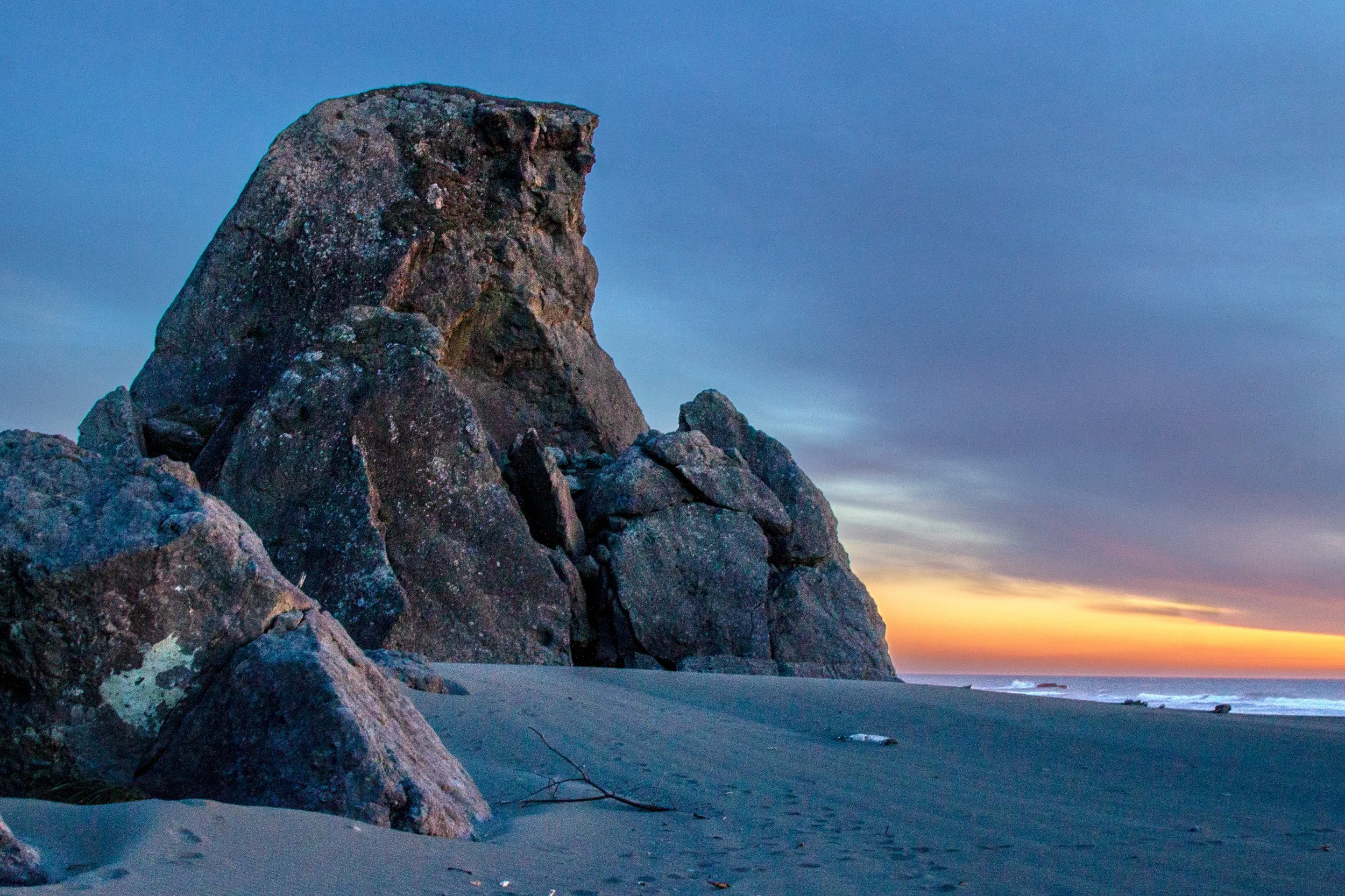Kissing Rock at sunset