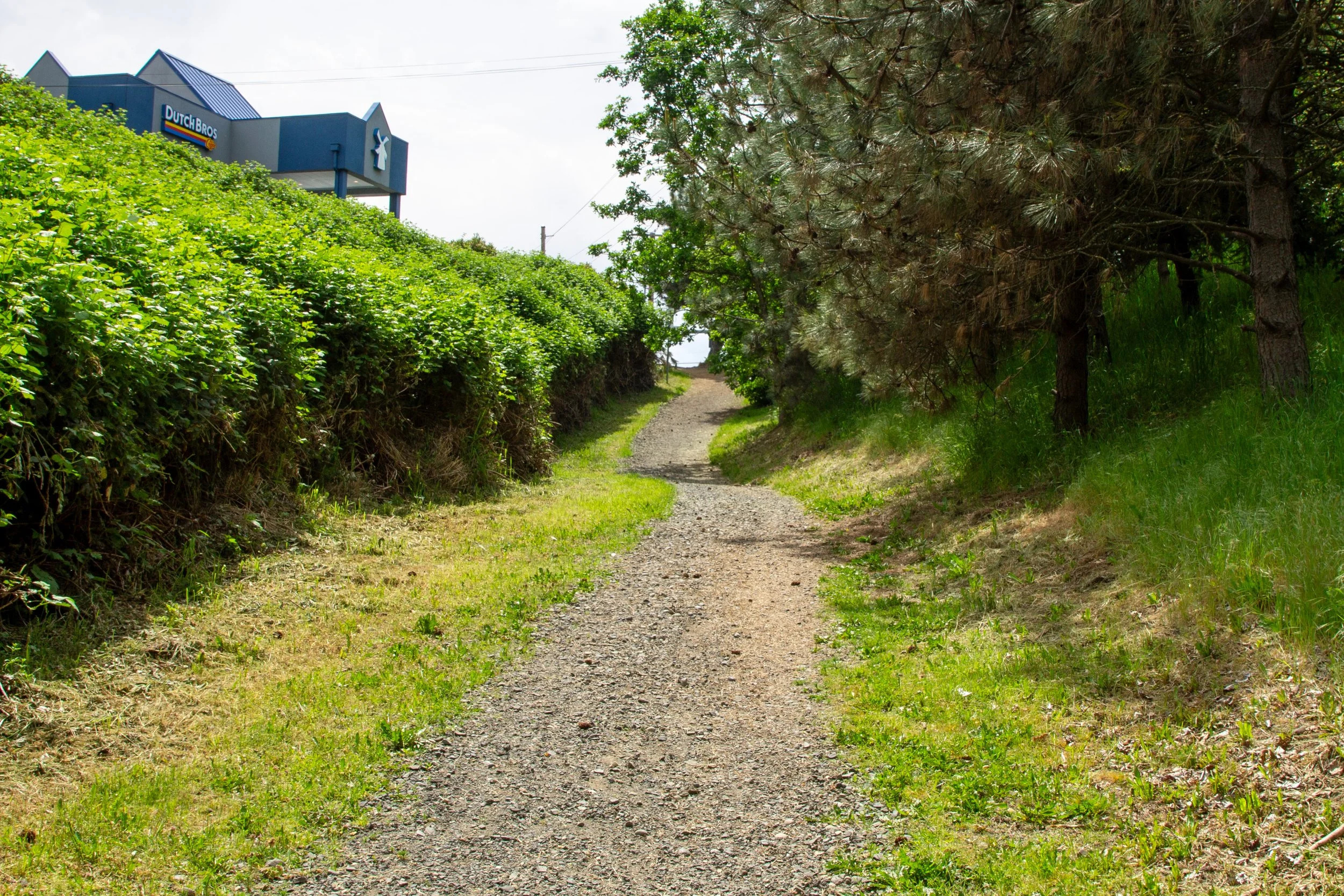 Indian Creek Trail heading toward Dutch Bros Coffee