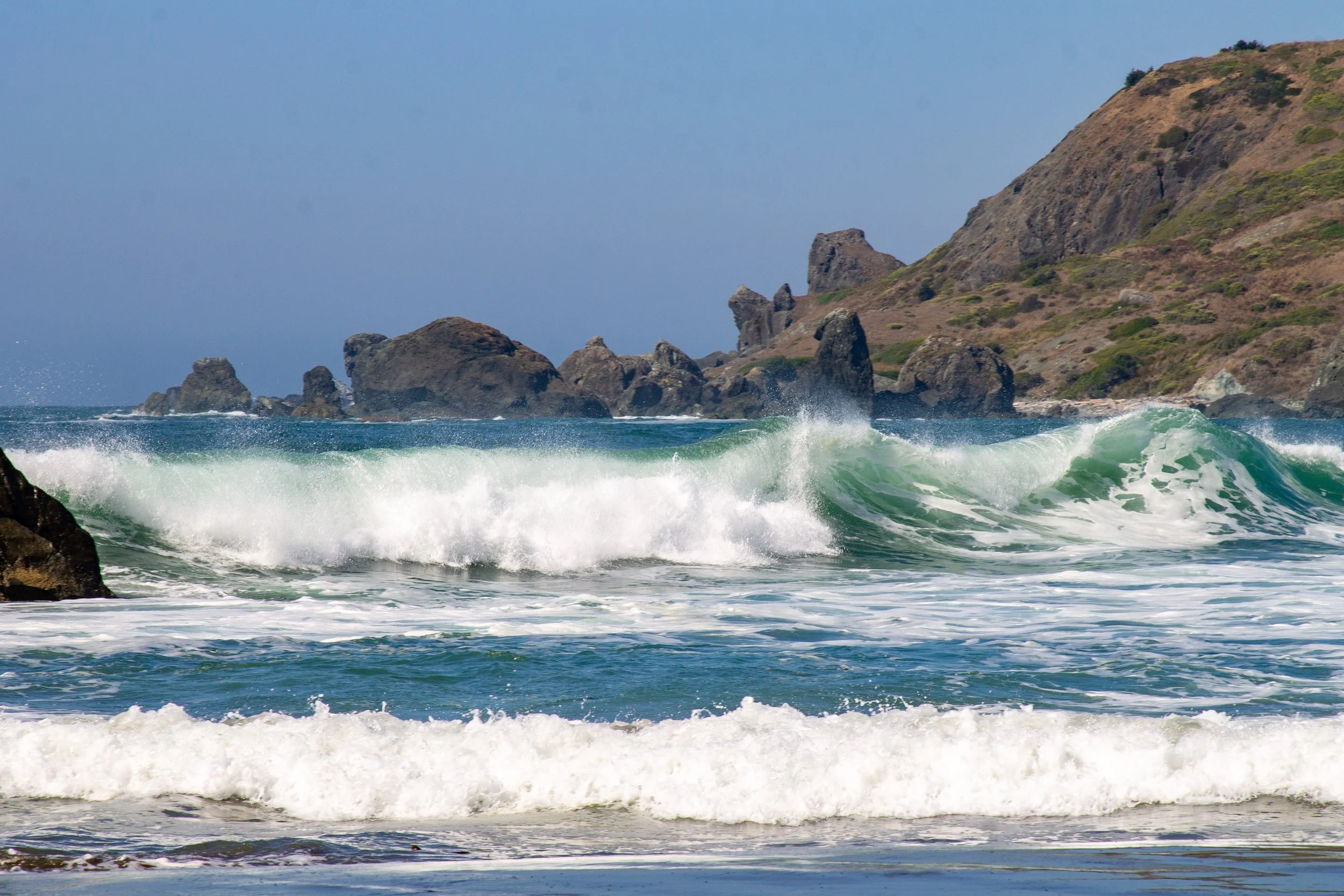 Waves on Lone Ranch Beach