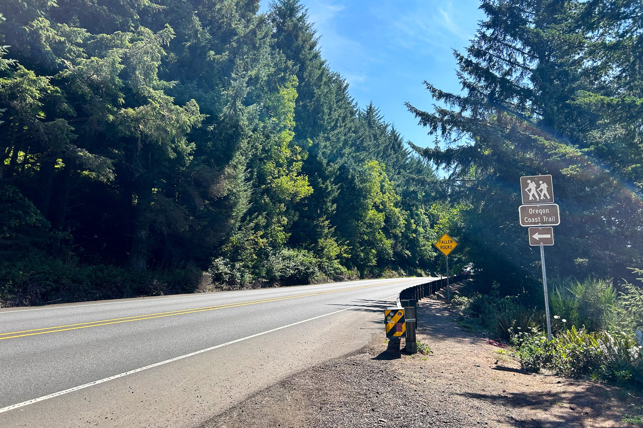 Sign for Oregon Coast Trail