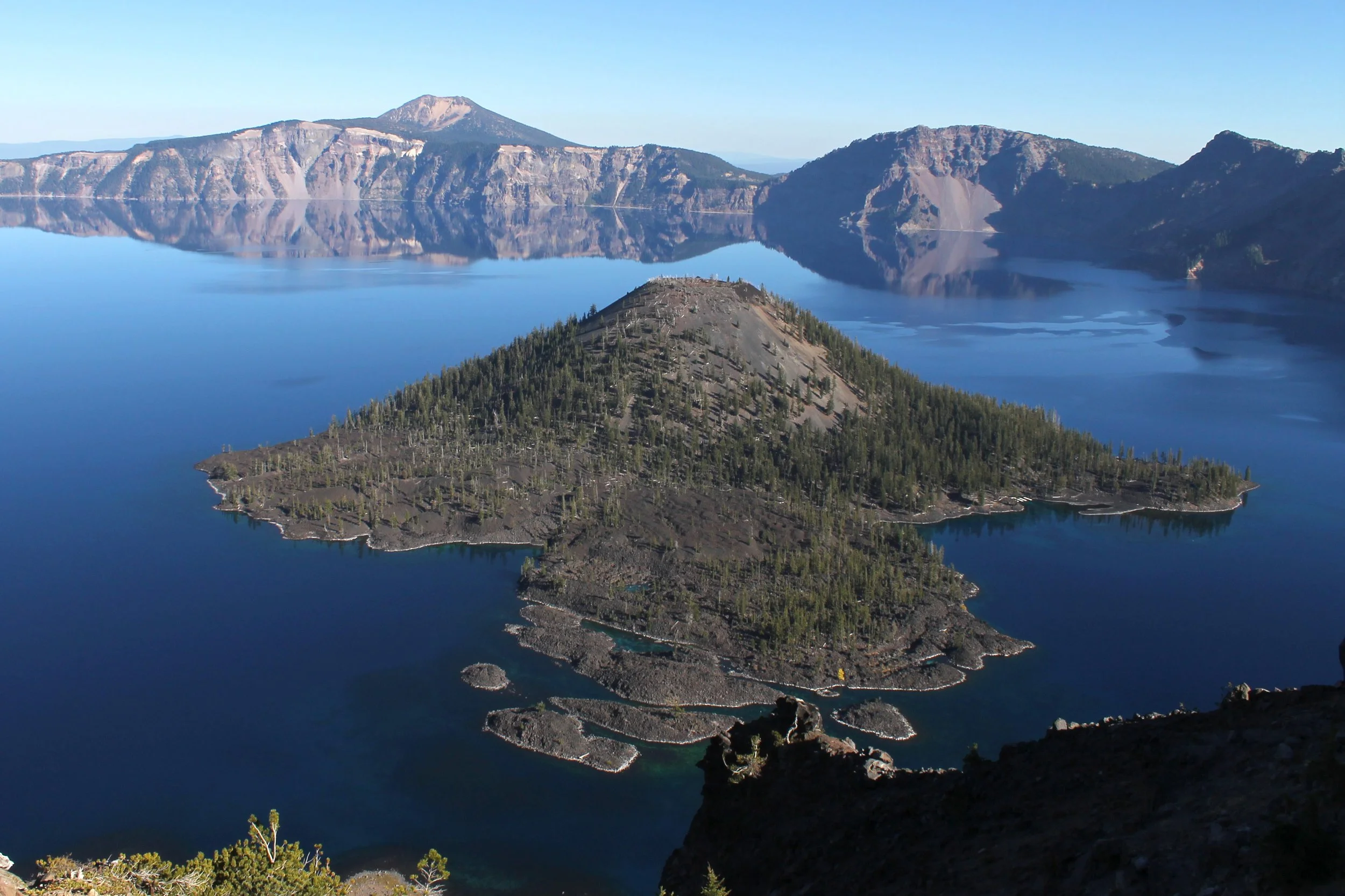 Wizard Island in Crater Lake