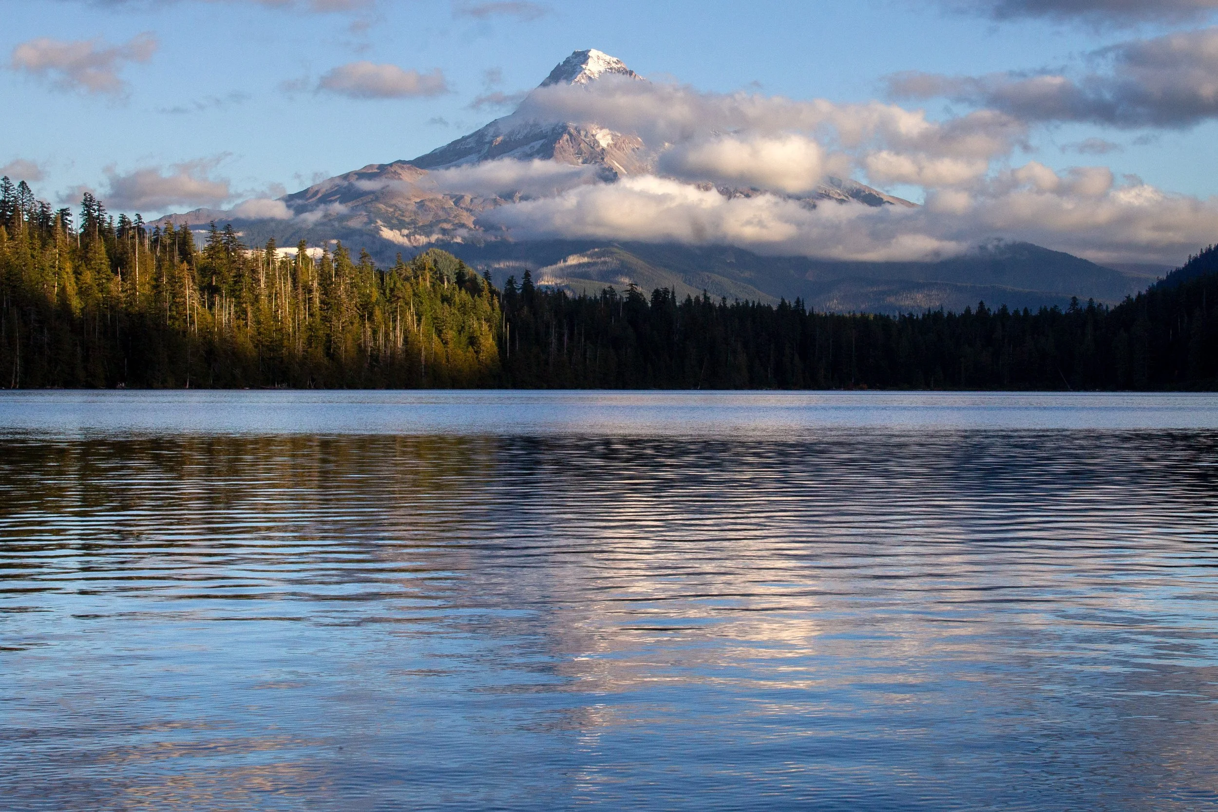 Mount Hood over Lost Lake