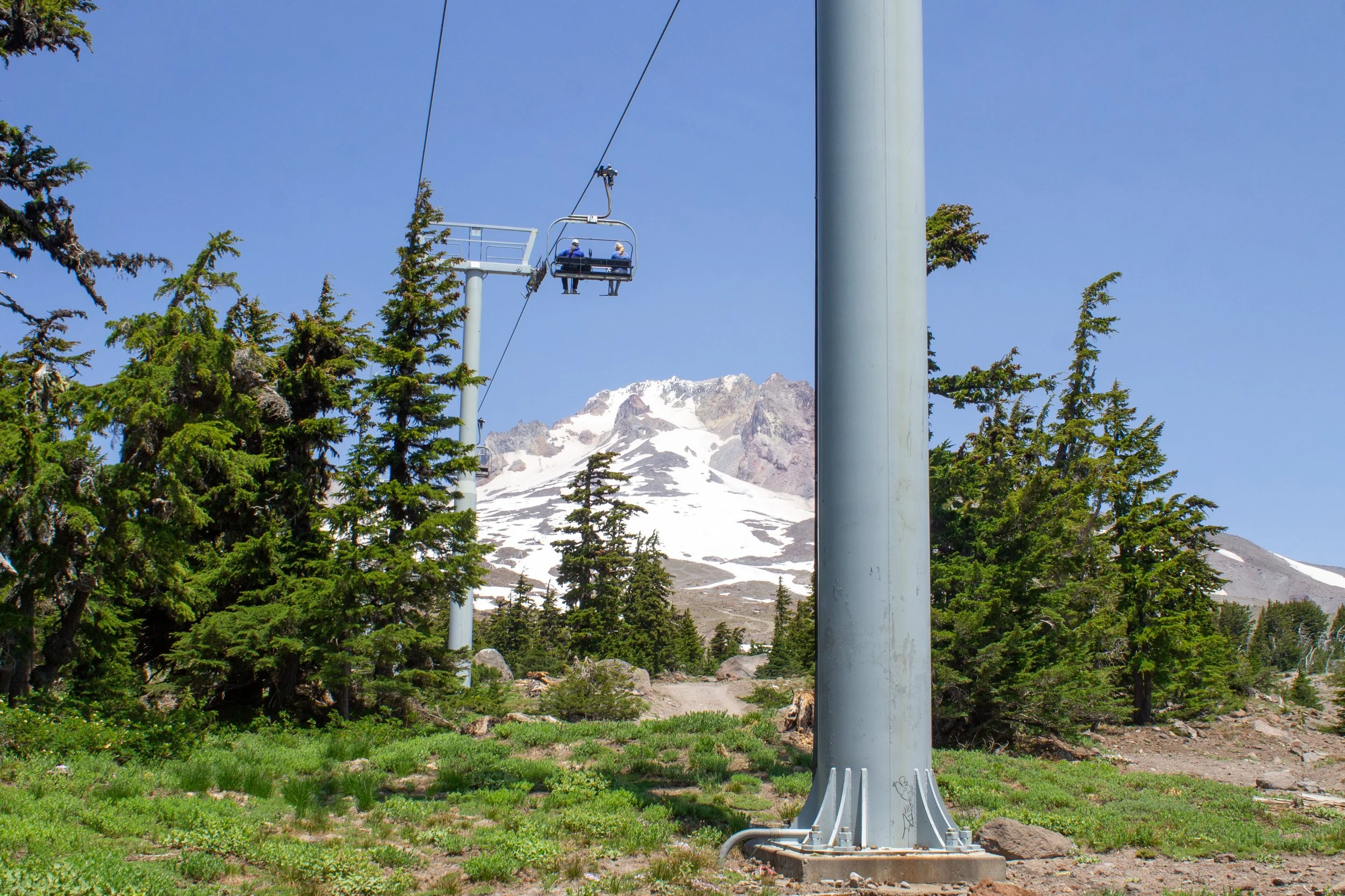 chairlift on Mount Hood