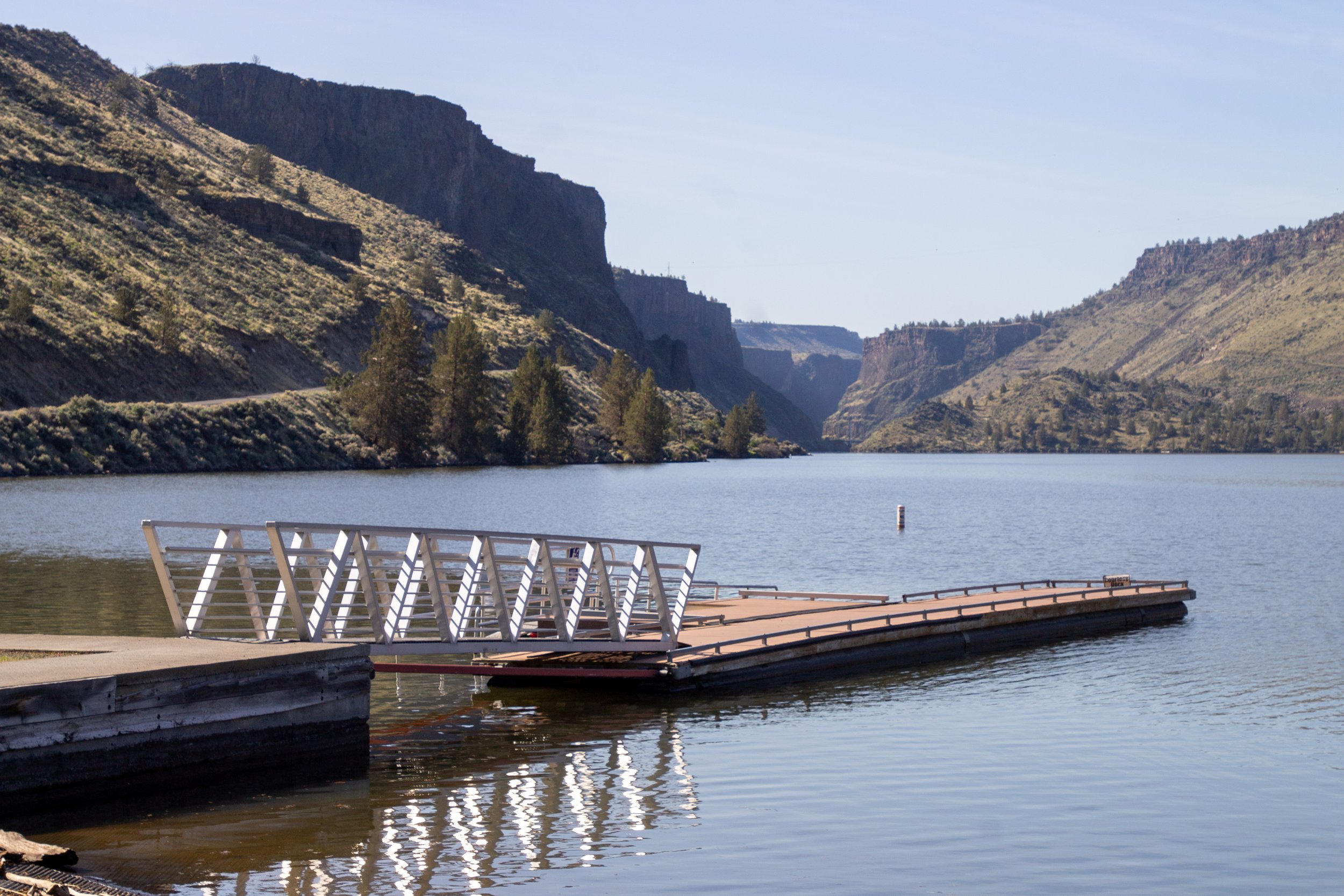 Dock on Lake Billy Chinook