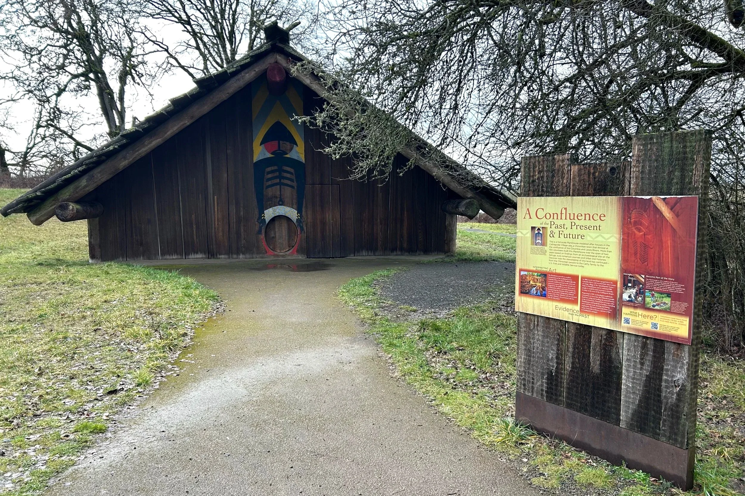 Plankhouse in Ridgefield National Wildlife Refuge