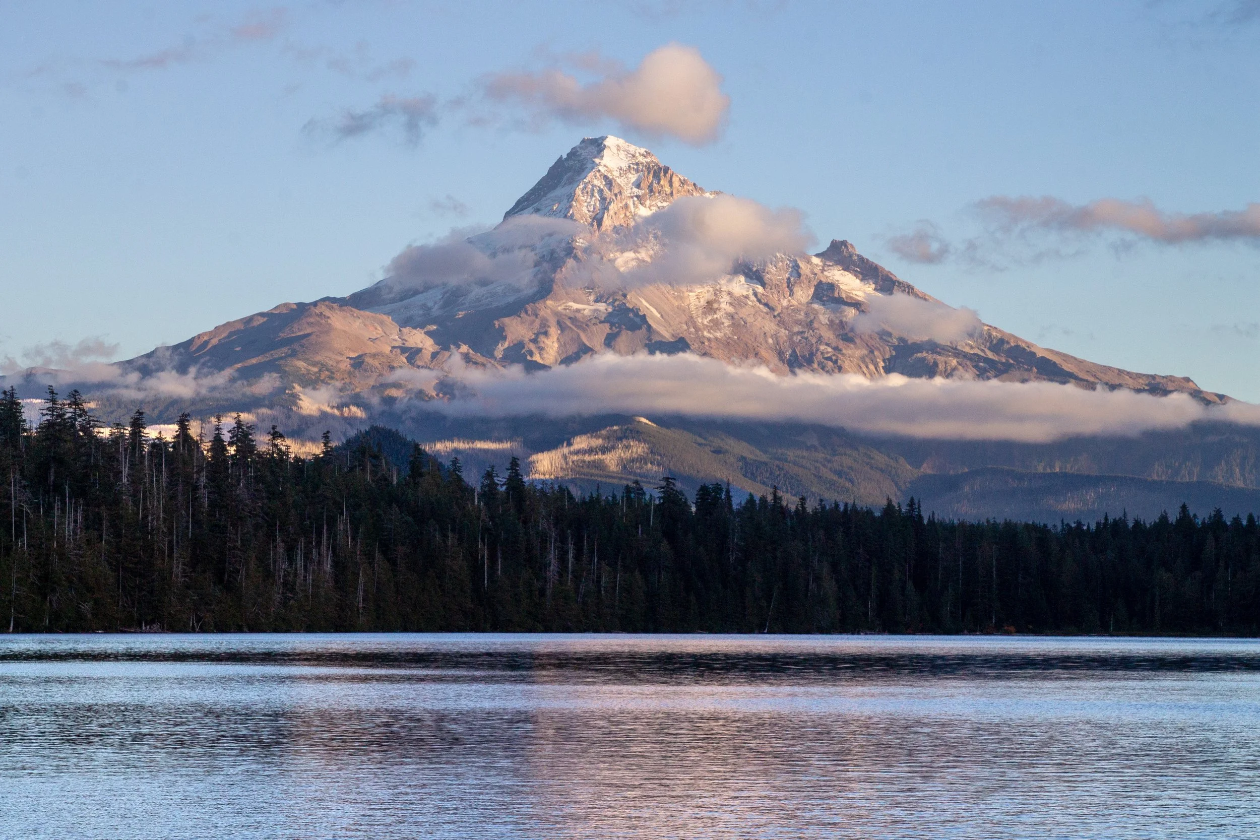 Mount Hood over Lost Lake