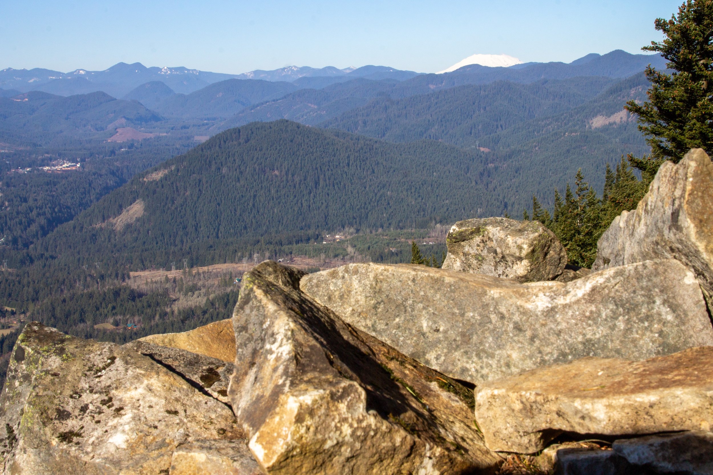 Mt St Helens from Wind Mountain