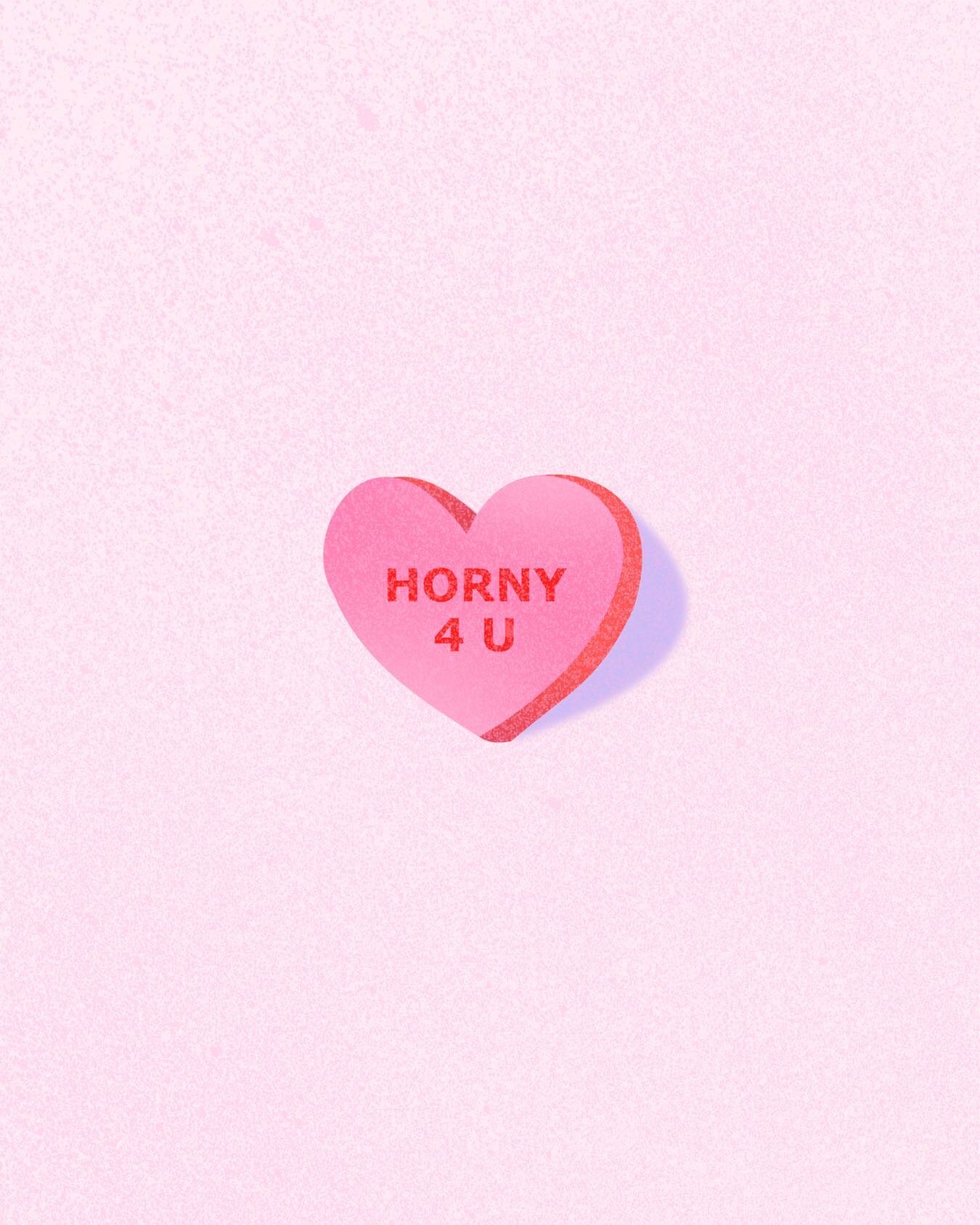 Horny 4 u 

🐏🦏🐃🐐🐂🦌

I&rsquo;ve been experimenting with gradients &amp; textures - and I love how this one turned out. 

Also my mood when bae has been away for one day. 

#EroticArt #Erotico #HornyMeme #WomenWhoDraw #GayAF #InstaGay #CandyHeart