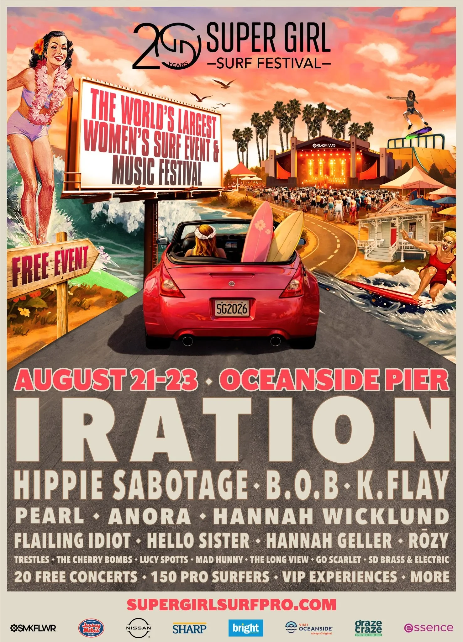 ANORA LIVE at The Super Girl Pro Oceanside 
