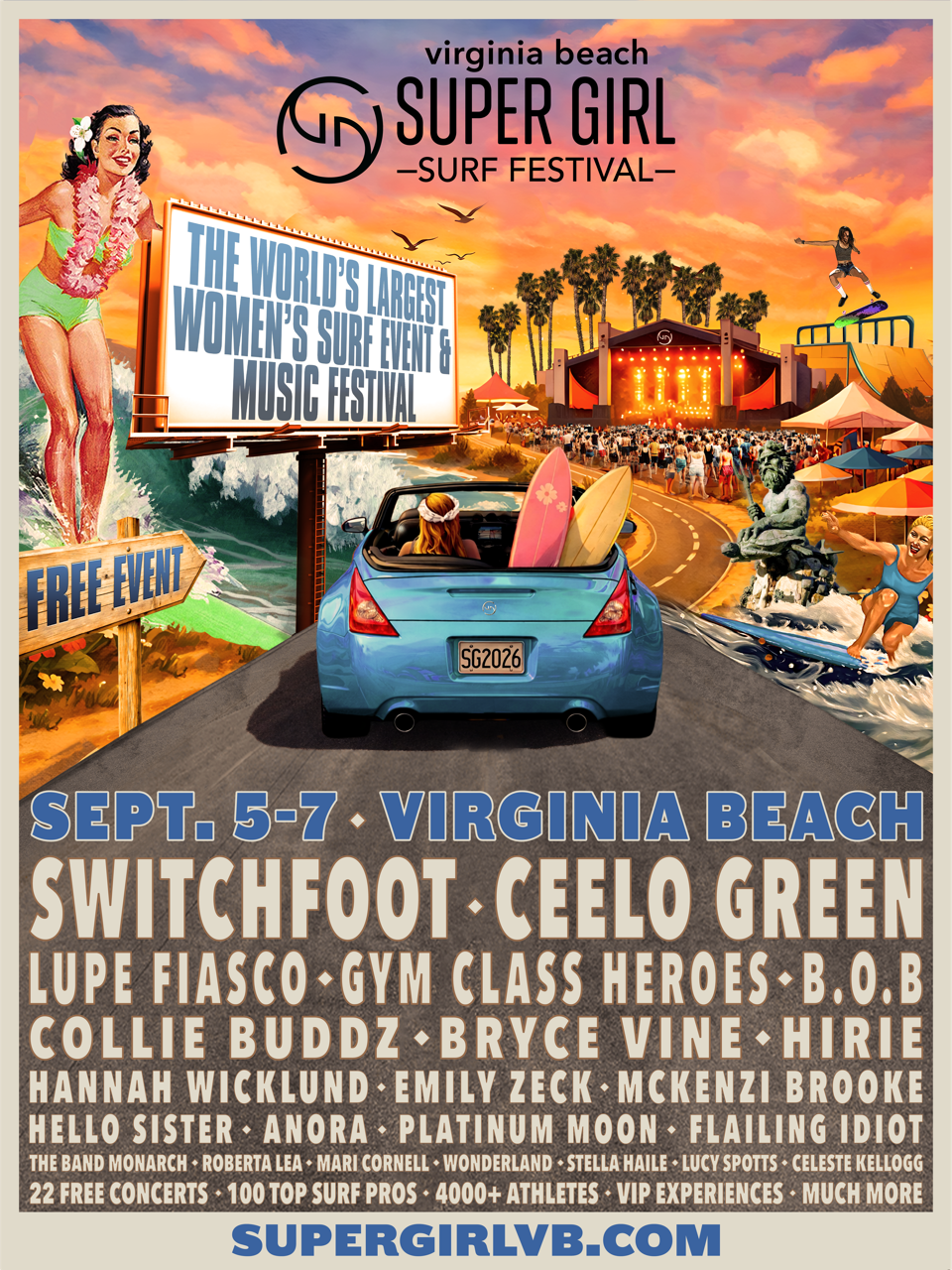 ANORA Live at the Super Girl Pro in Virginia Beach