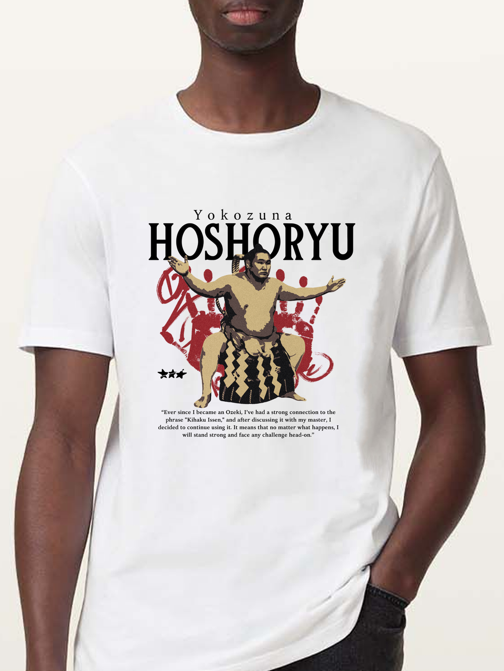 Yokozuna Hoshoryu Tomokatsu Sumo T-Shirt — ALLGOODSUMO
