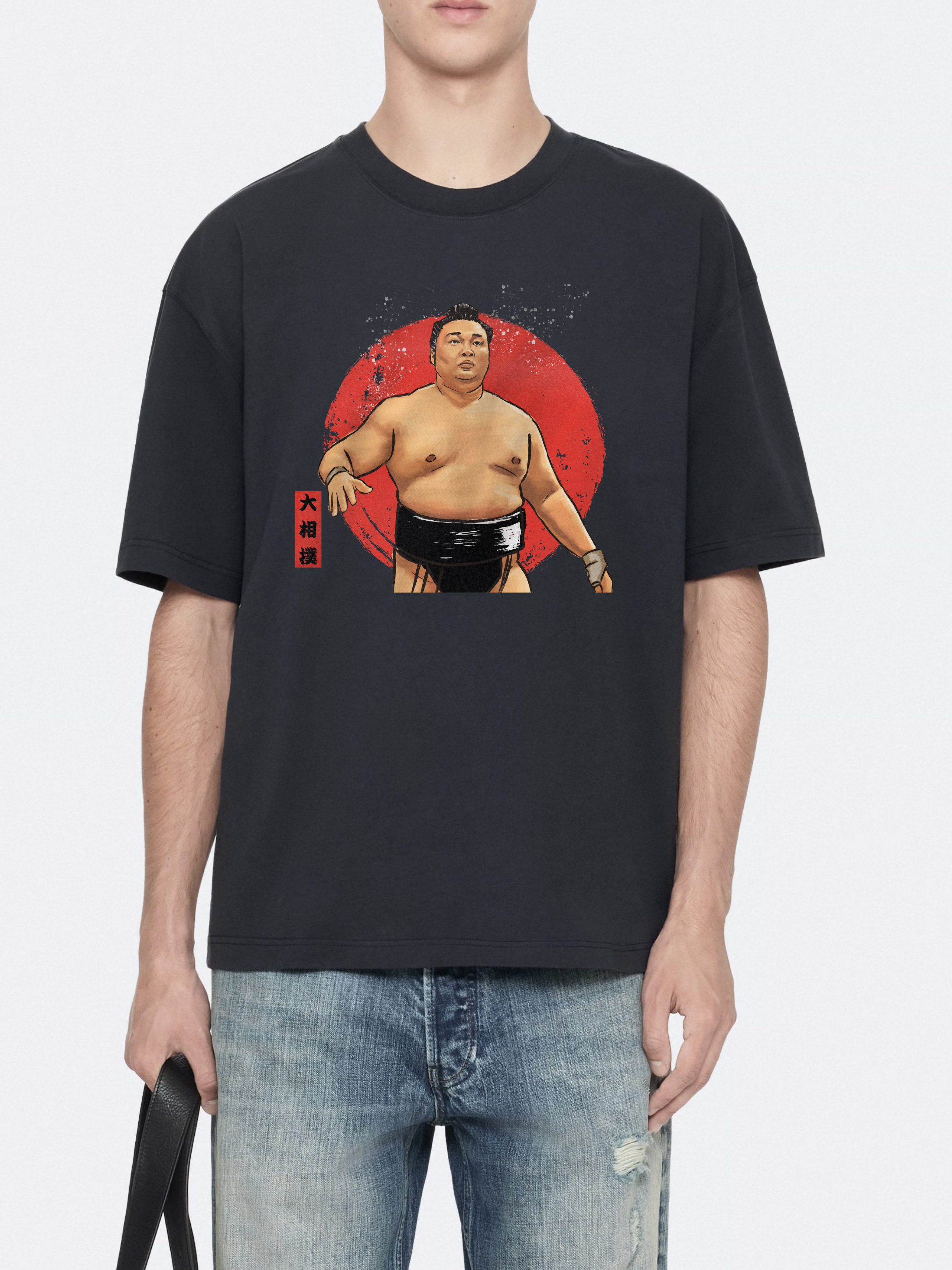 Kirishima salt throw black shirt.png