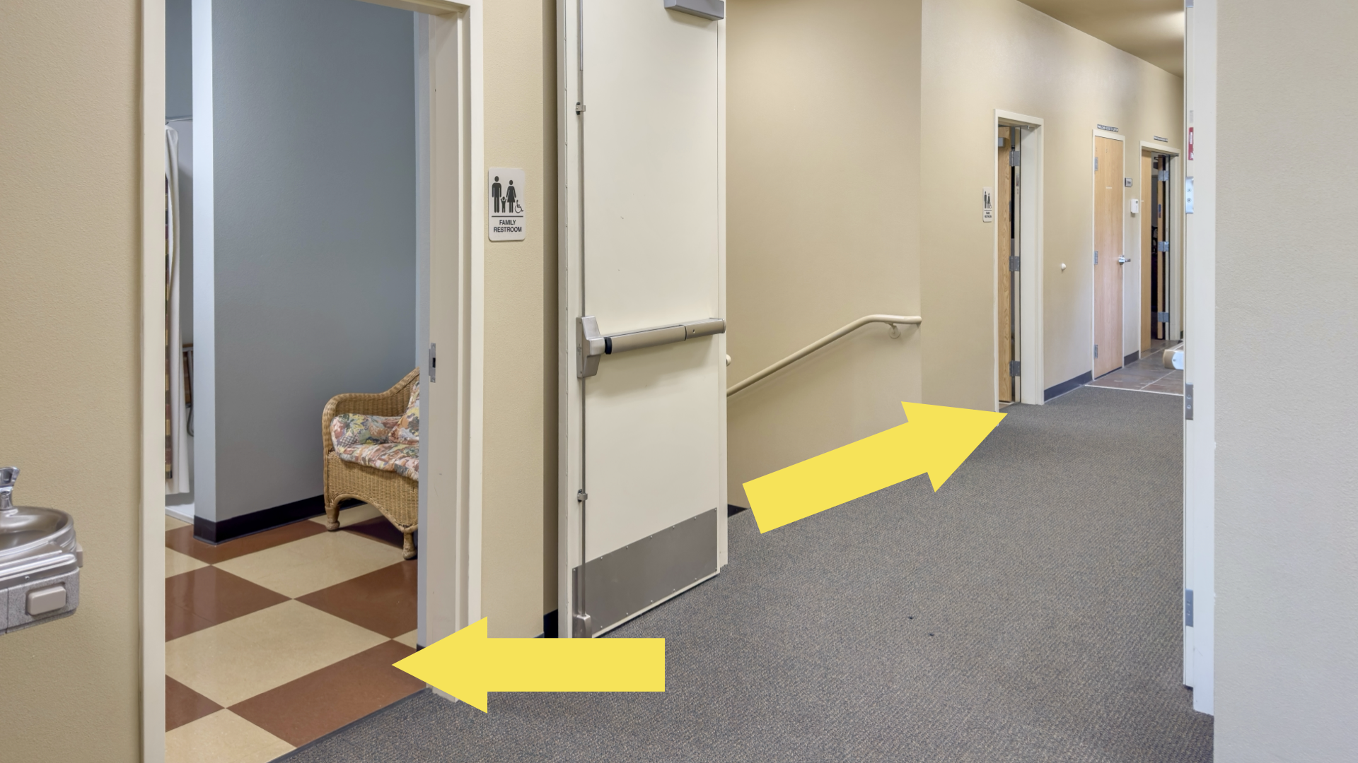 we have two accessible bathrooms