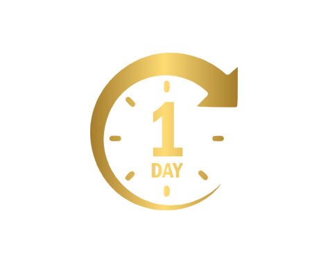 1 DAY TURNAROUND