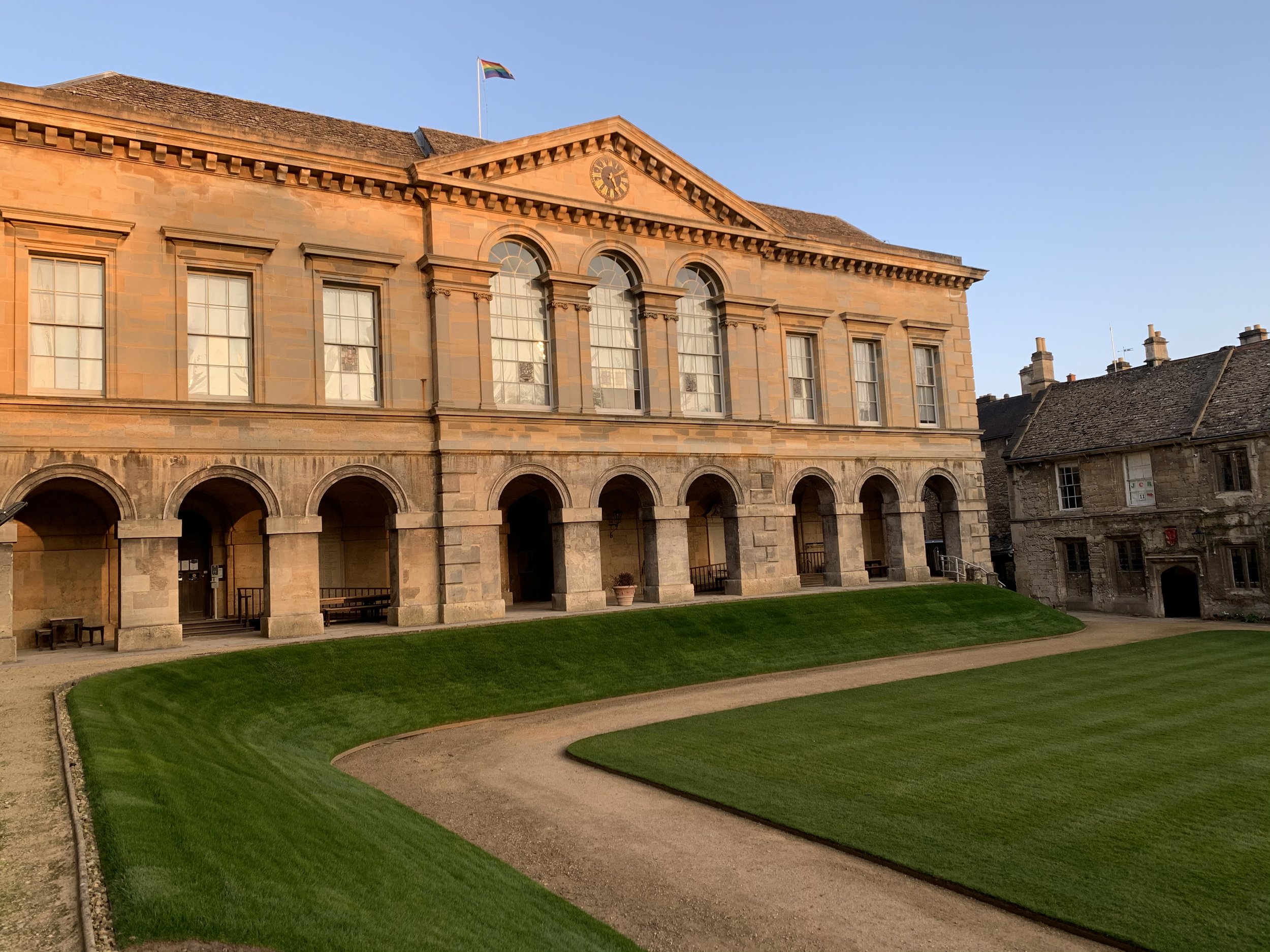 因为疫情仅有的牛津学院记-Worcester College