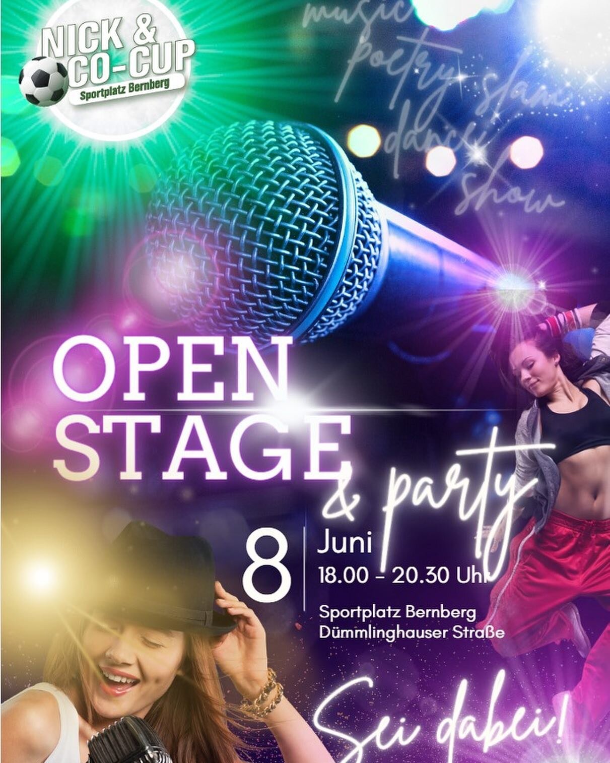 📣Wir suchen dich und dein Talent f&uuml;r die OPEN STAGE am 08.06.23 um 18 Uhr🎊

Danke an @von_rabenstein , dass ihr diesen Abend unterst&uuml;tzt! 

🇬🇧:
📣We Hope to see your talent on our OPEN STAGE on the 8th June 2023 at 6pm! 🎊

Thank you to