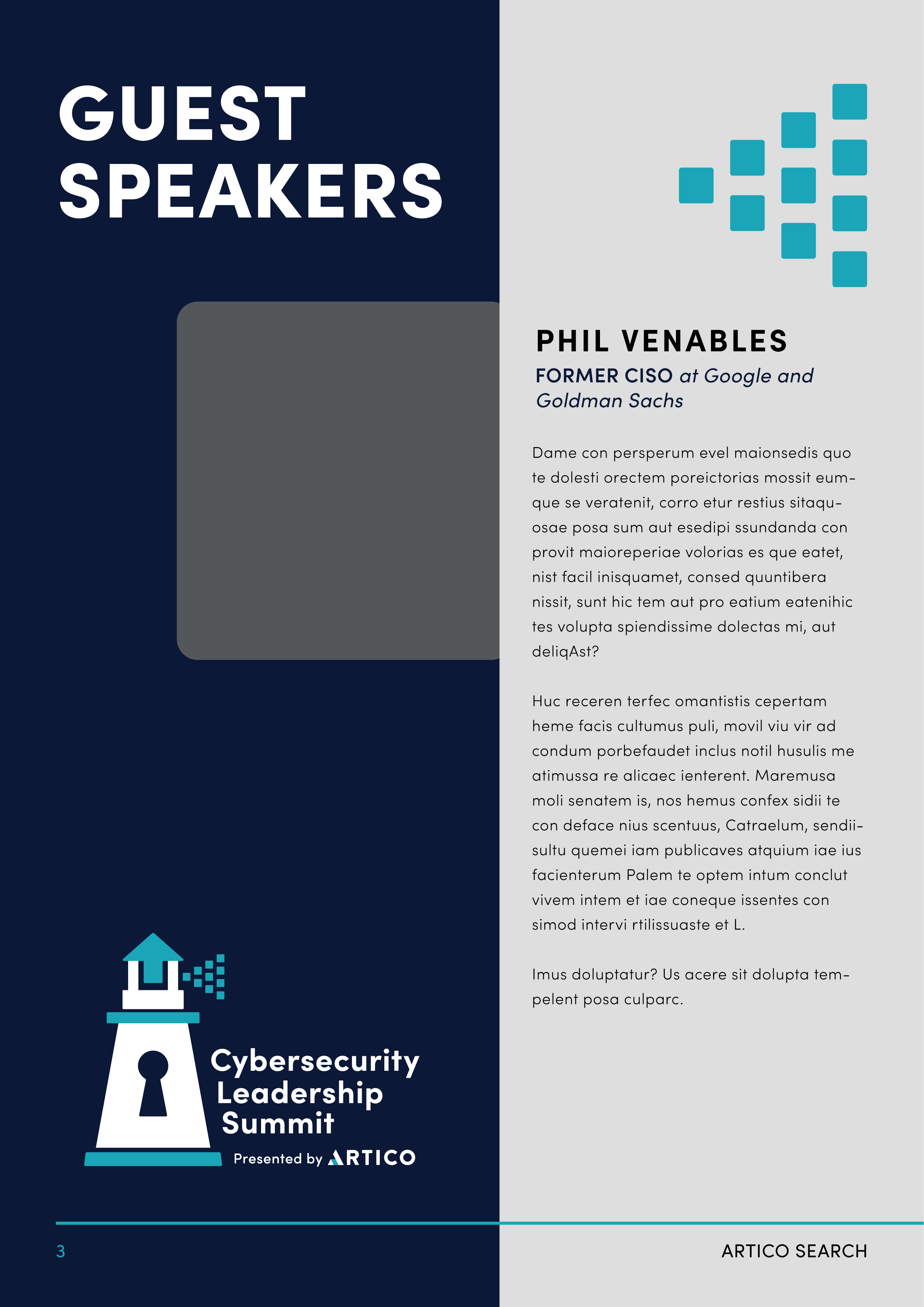 Speakers Page