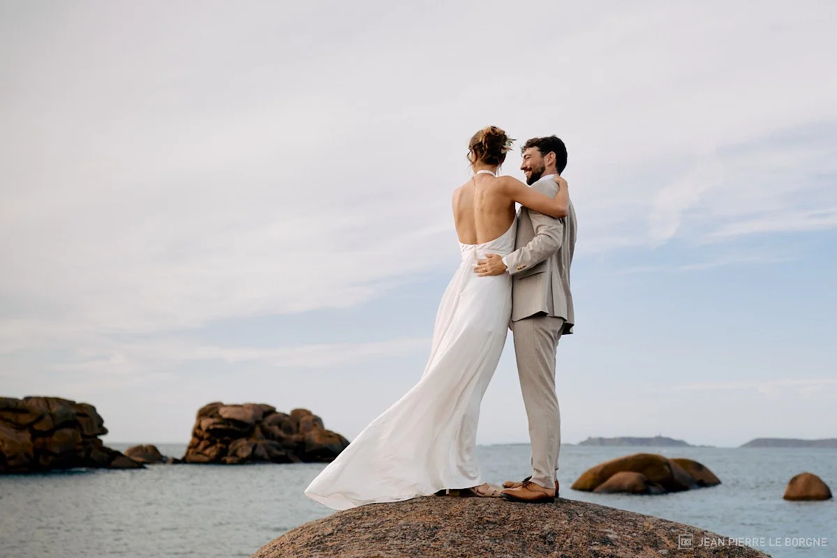 Photographe mariage Bretagne – Mariage de Noémie &amp; David sur la Côte de Granit Rose