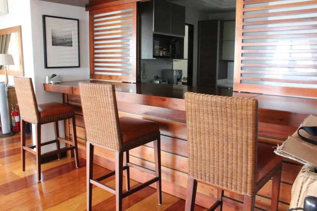 Custom Bar Counter and Chairs