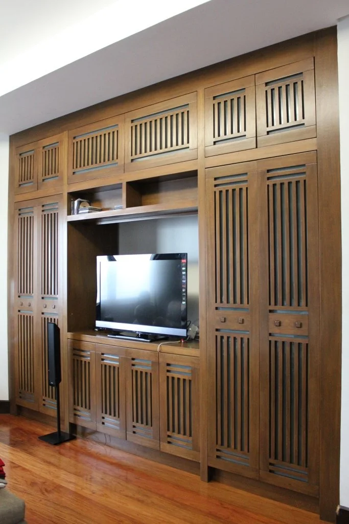 Wardrobe and Entertainment Cabinet