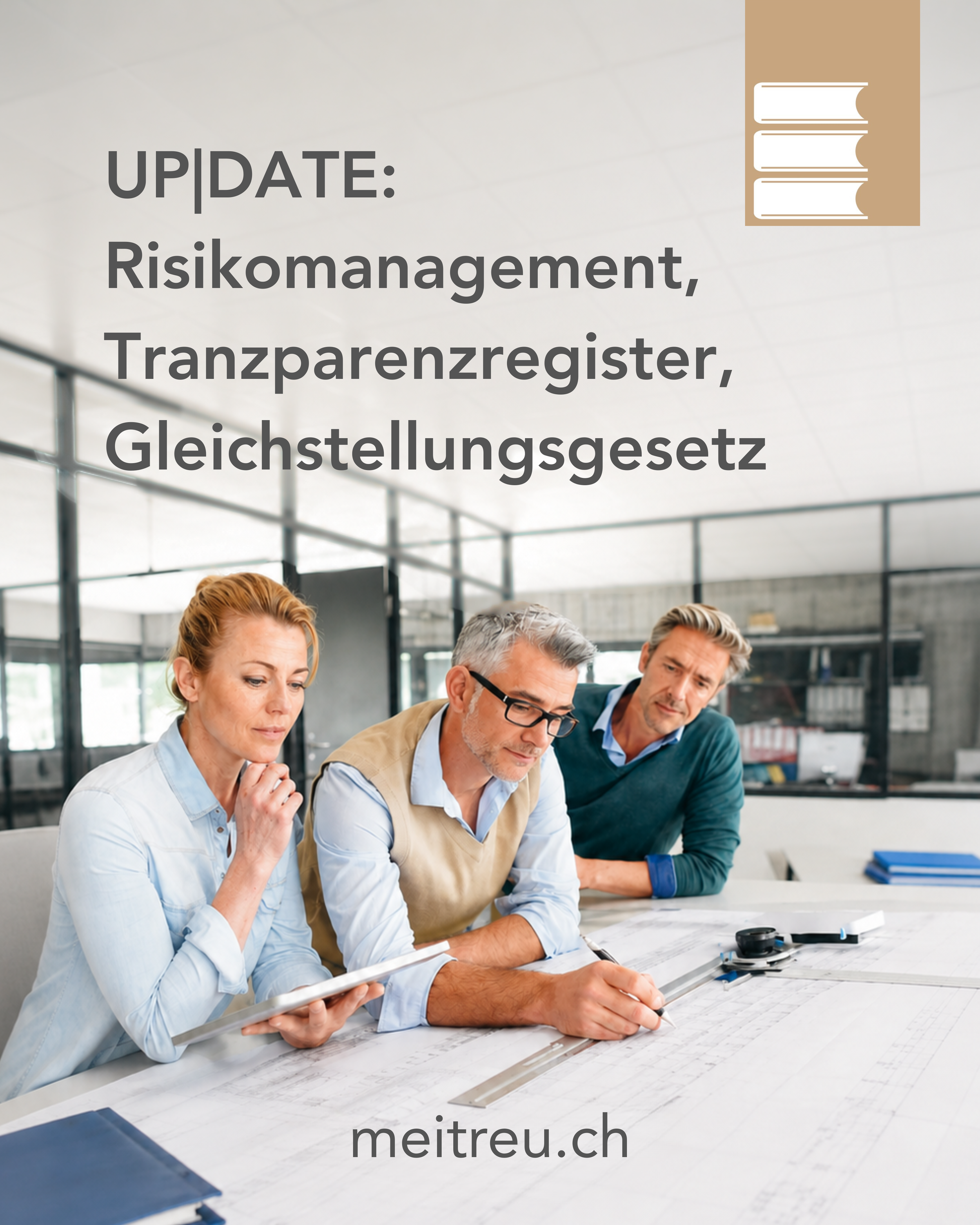 UP|DATE: Risikomanagement im KMU, Tranzparenzregister Schweiz, Gleichstellungsgesetz