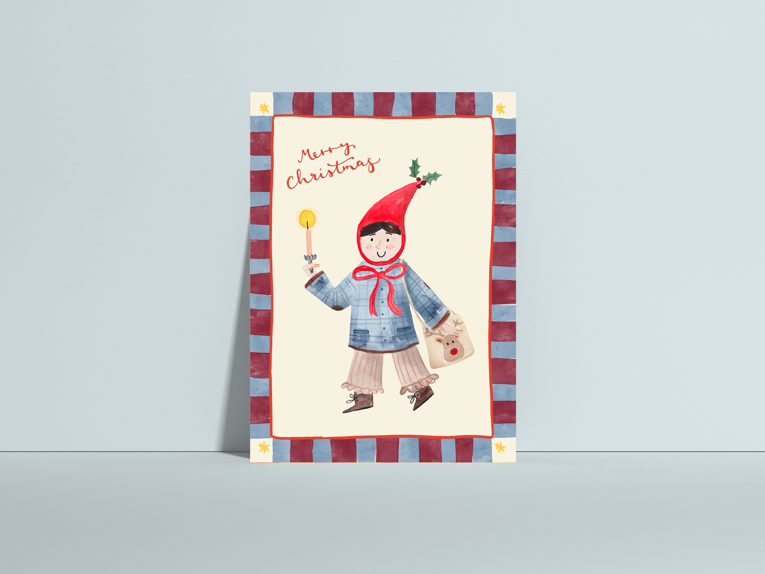 Postkarte "Merry Christmas"