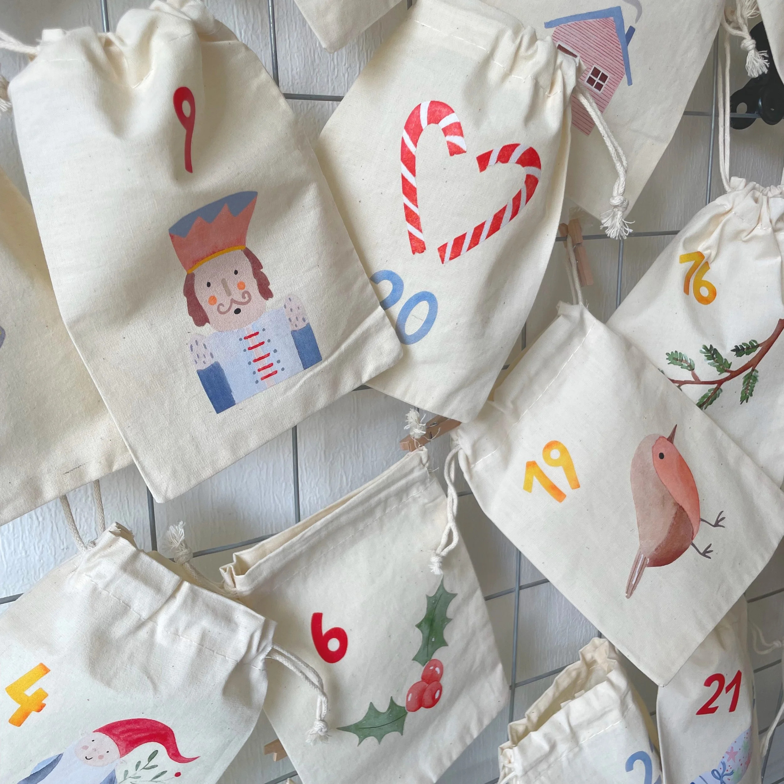 Adventskalender Bügelbilder