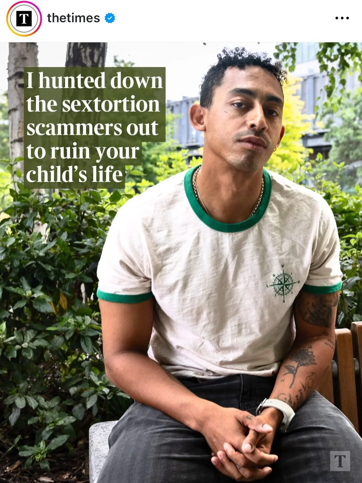 HUNTING MY SEXTORTION SCAMMER @untoldc4 

It has been a real privilege to work on @jordanfstephens first doc on the horrifying trend of sextortion and the horrendous impact on young men. 

From the excellent @fullfattv over 2 years in the making with