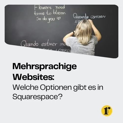 Mehrsprachige Website: Welche Optionen gibt es in Squarespace?