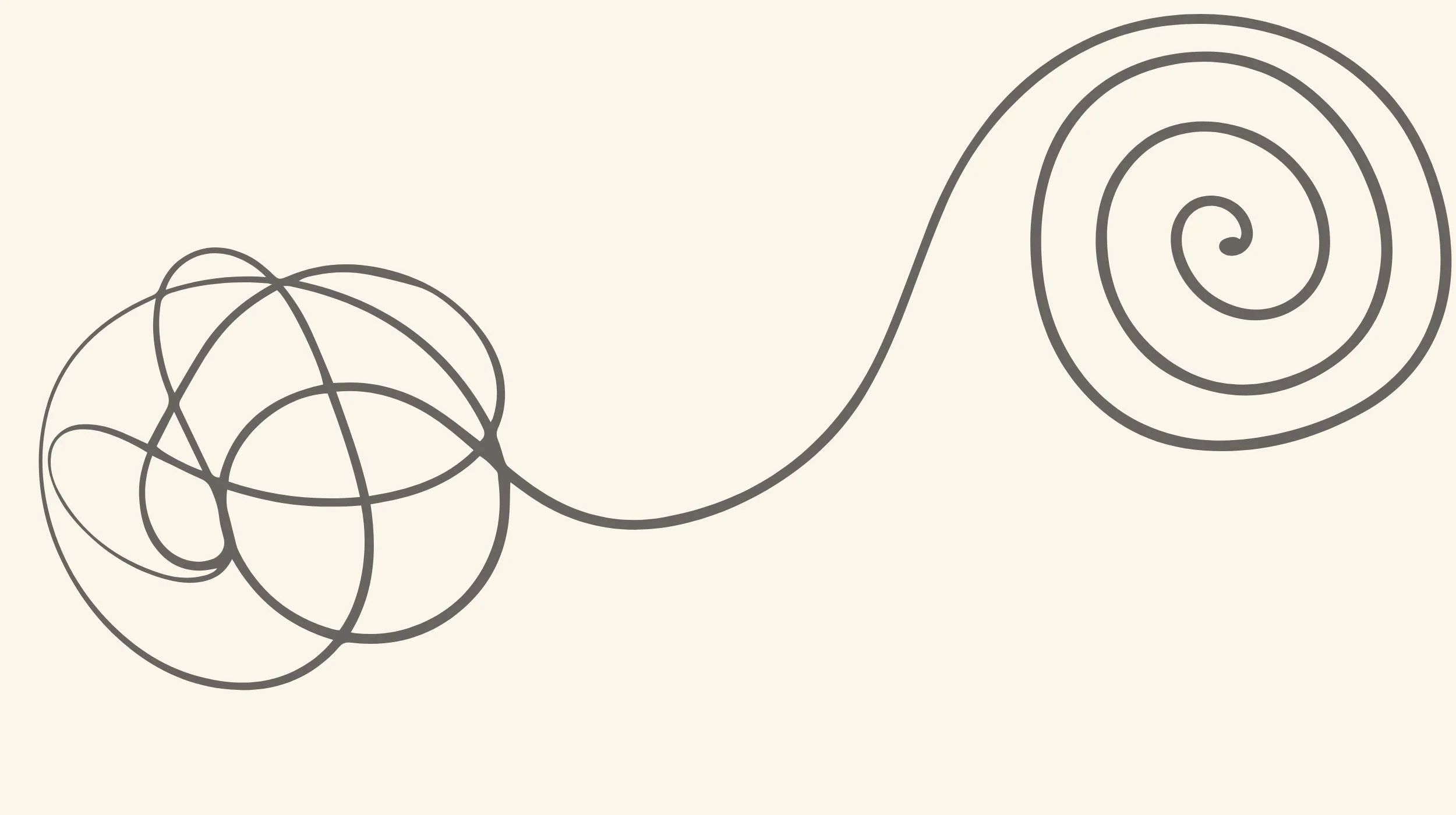 Icon Grafik eines Knäuels, der im nächsten Schritt entwirrt wird