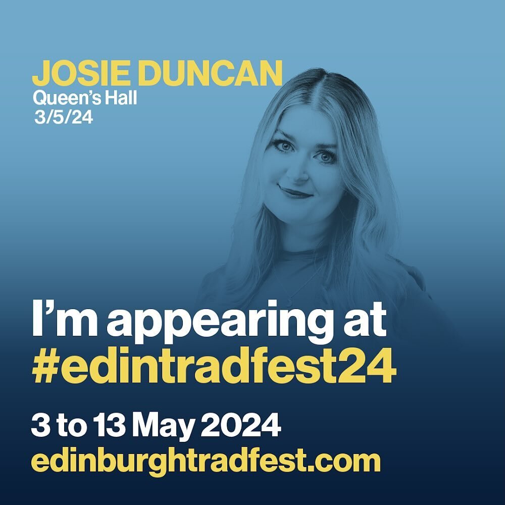 @josieduncansong and @thenordicfiddlersbloc join the @edintradfest programme! ✨ 

3rd May | Valtos &amp; Josie Duncan @ The Queen&rsquo;s Hall

5th May | Nordic Fiddlers Bloc @ The Traverse Theatre