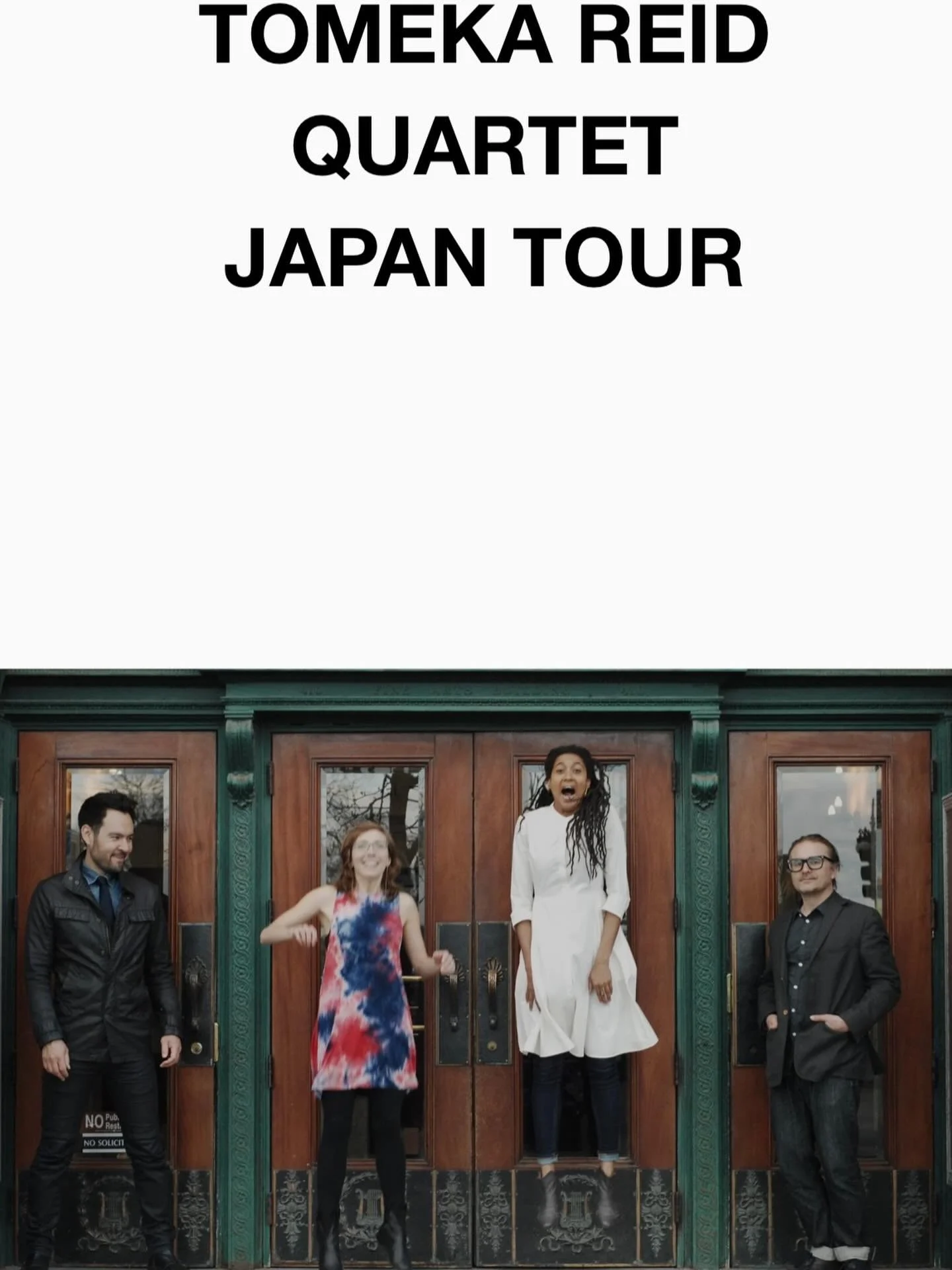 - Music🎵

[[ TOMEKA REID QUARTET &bull;  JAPAN TOUR 2025 ]]

去年の初来日ツアーで、その鮮烈なパフォーマンスと深い音楽性によって全国のオーディエンスを魅了した タミーカ・リード・カルテット。
各地の人と文化に触れながら巡ったツアーは、後半には東京など遠方から「2回目・3回目」と追いかけてくれるお客さまが続出し、 全公演ソールドアウトとなりました。

その熱が冷めないうちから &ldquo;次の日本ツアー&rdquo; を構想し始めたタ