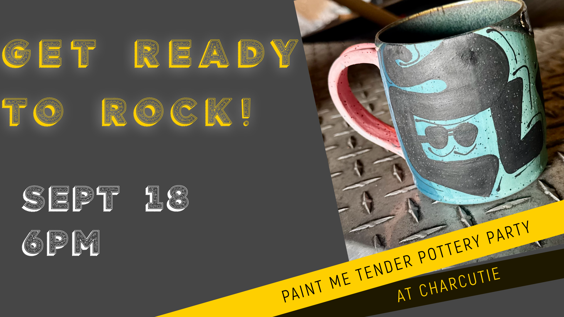 Elvis Themed Pottery Party