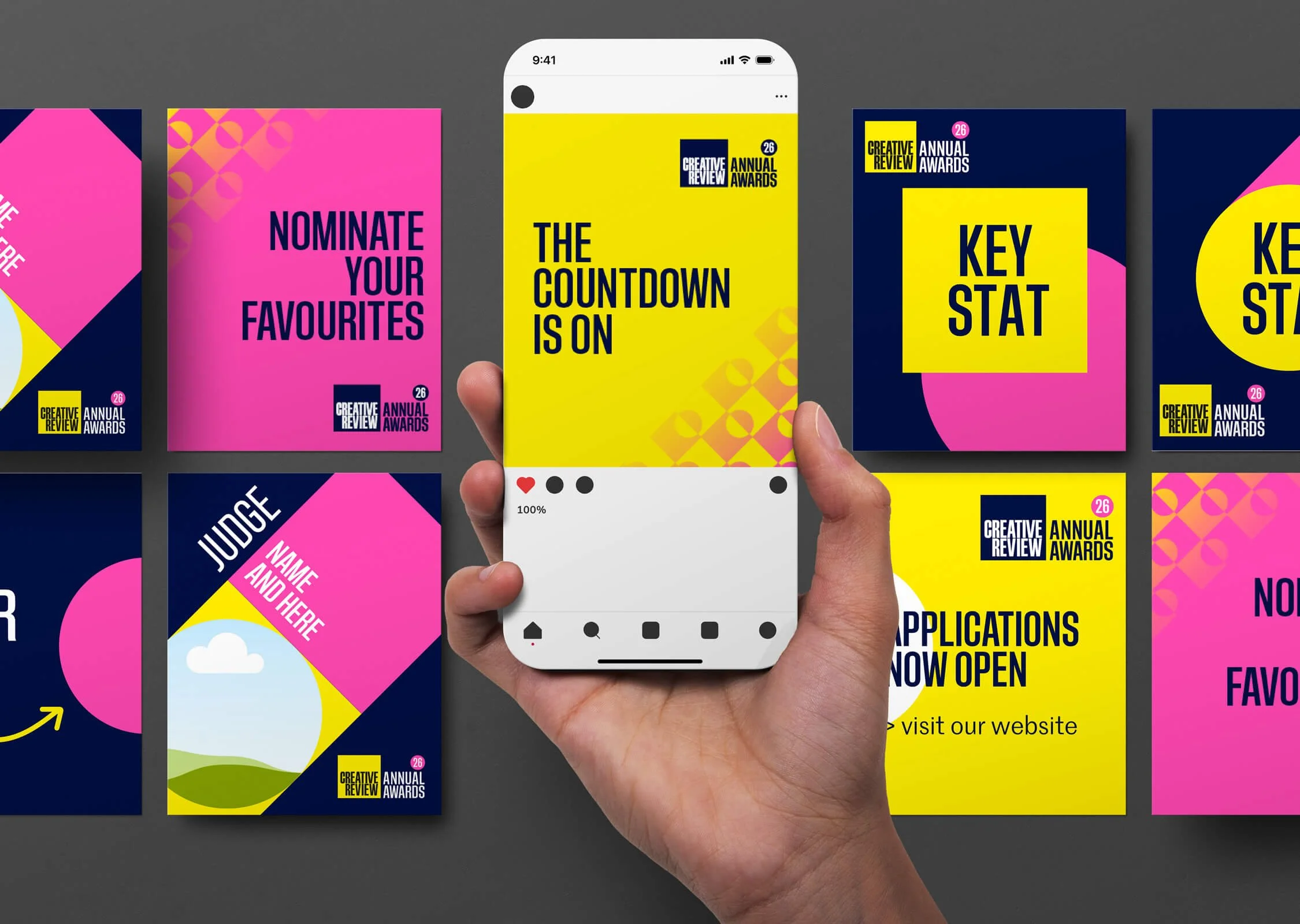 A 3x3 grid of marketing graphic templates featuring diverse individuals, abstract colorful shapes, and placeholder text about products, brands, and sales. Each section includes phrases like 'Best Product' and 'Special Offer.'