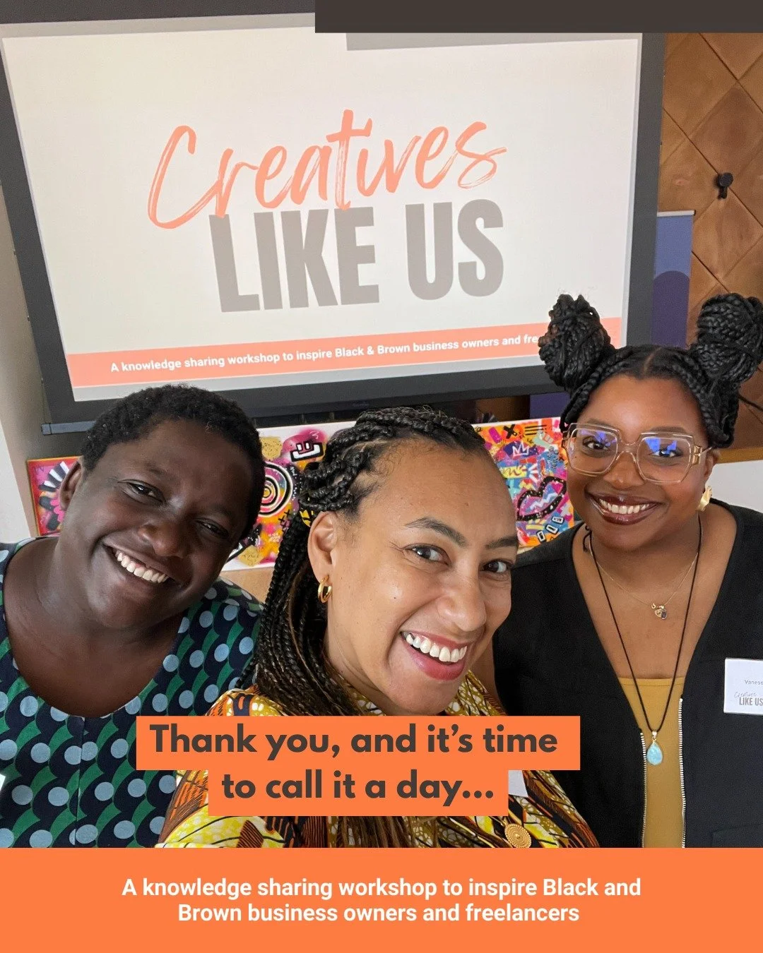October 16th will be our final Creatives Like Us event.

After two incredible events that brought together brilliant Black and Brown business owners, we've made the difficult decision to bring the Creatives Like Us event to a close.

But we're going 
