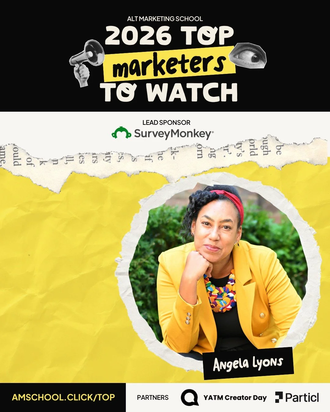 Well, this is a lovely way to start 2026!

I'm on the list of the Alt Marketing School's Top 100 Marketers to Watch 2026 list, specifically in the Podcasters &amp; Marketer Creators category. 

Thank you to @fabgiovanetti and her team at the Alt Mark